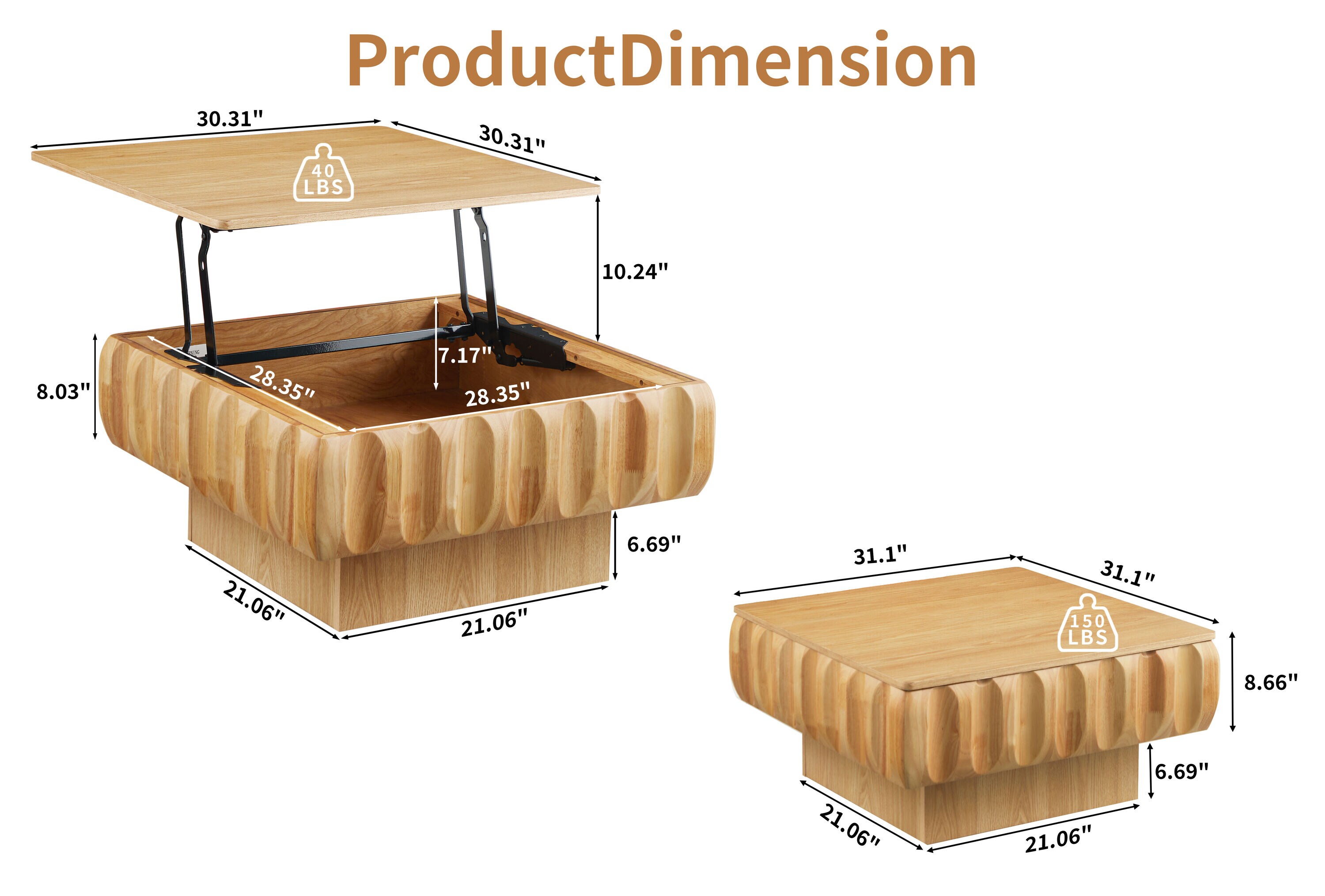 LOVMOR SF-M-W3137P363226 Coffee-Tables - View #5
