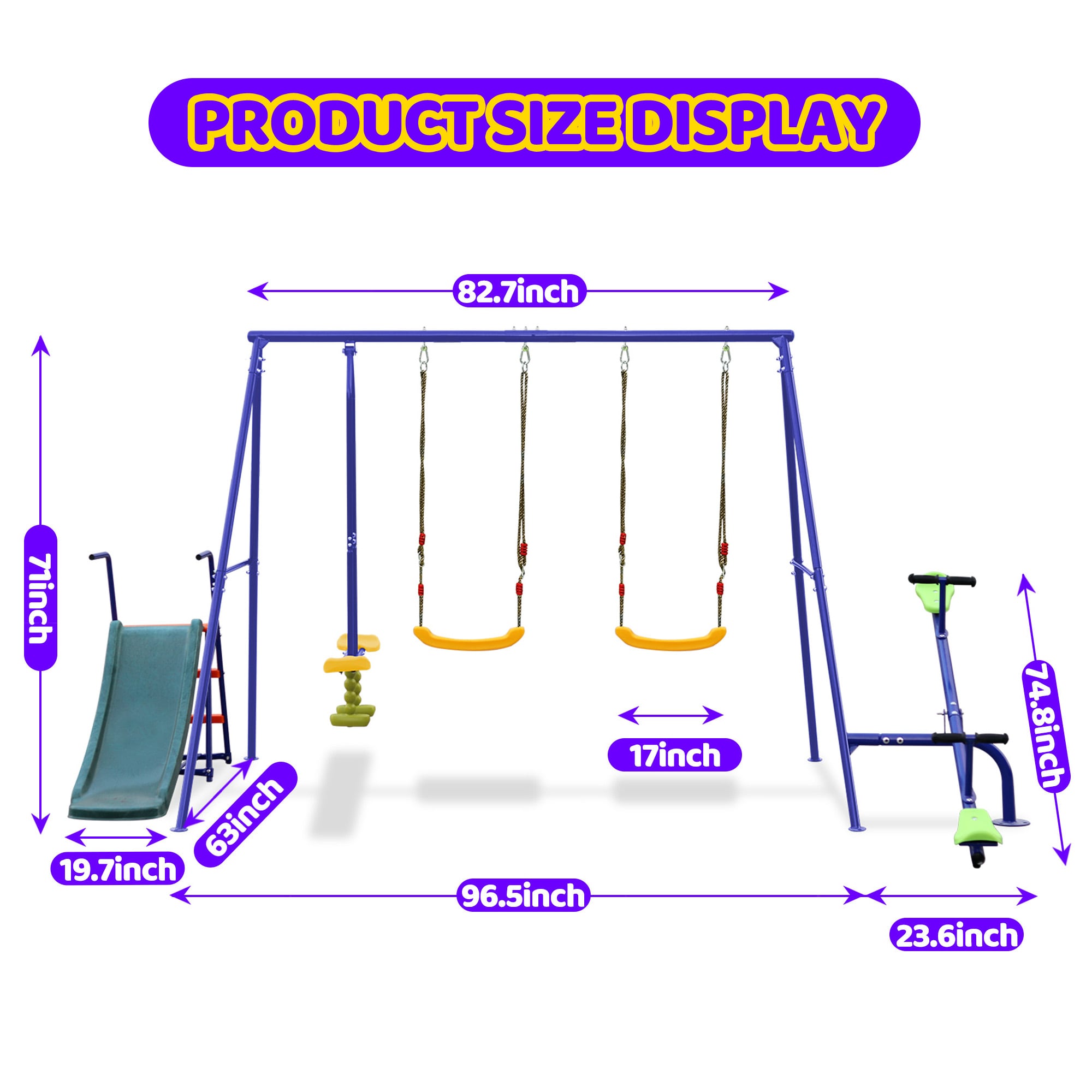 Runesay SS-3 Playset-Swings - View #3