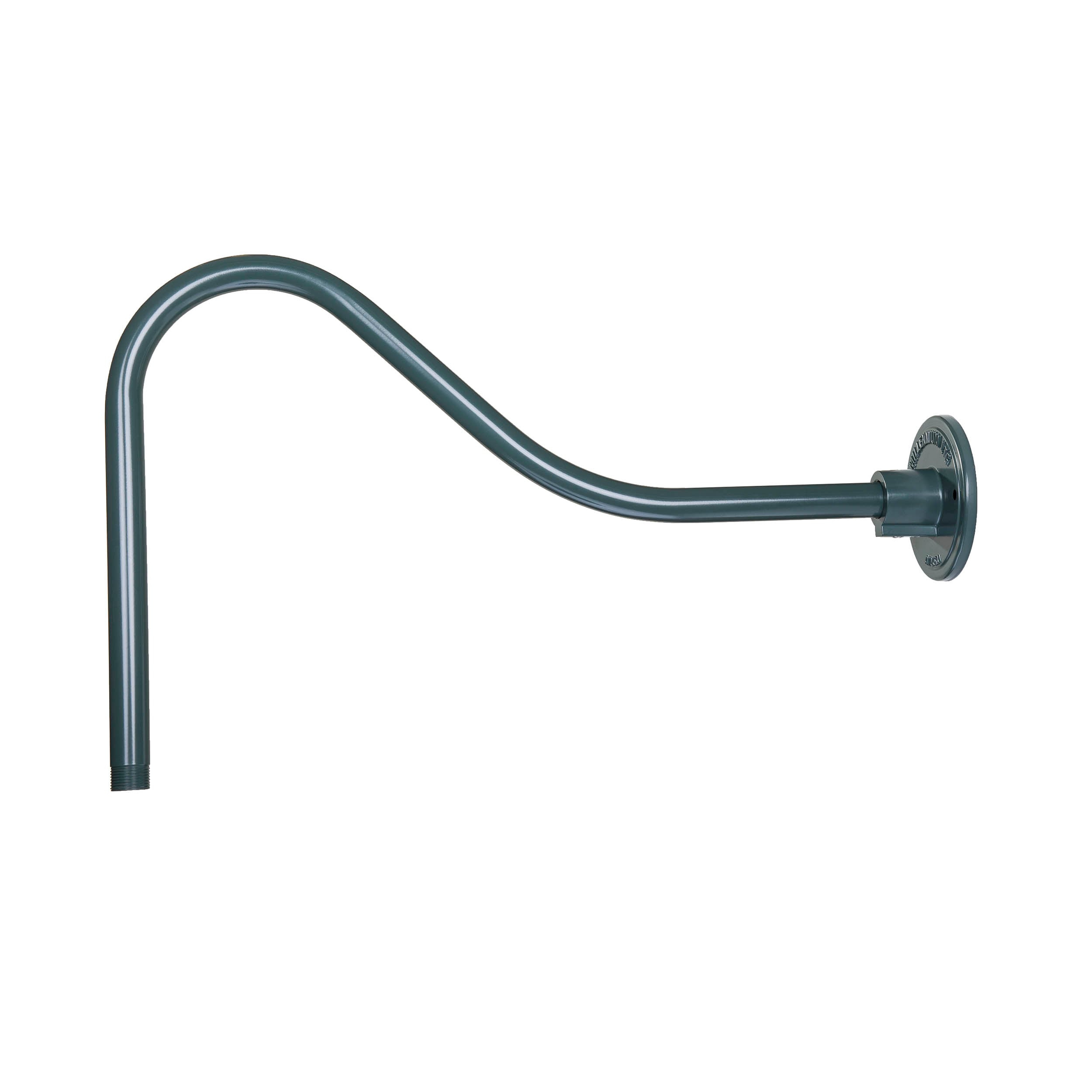 Millennium Lighting RGN23-SG R Series Light Goose Neck Fixture In Satin Green