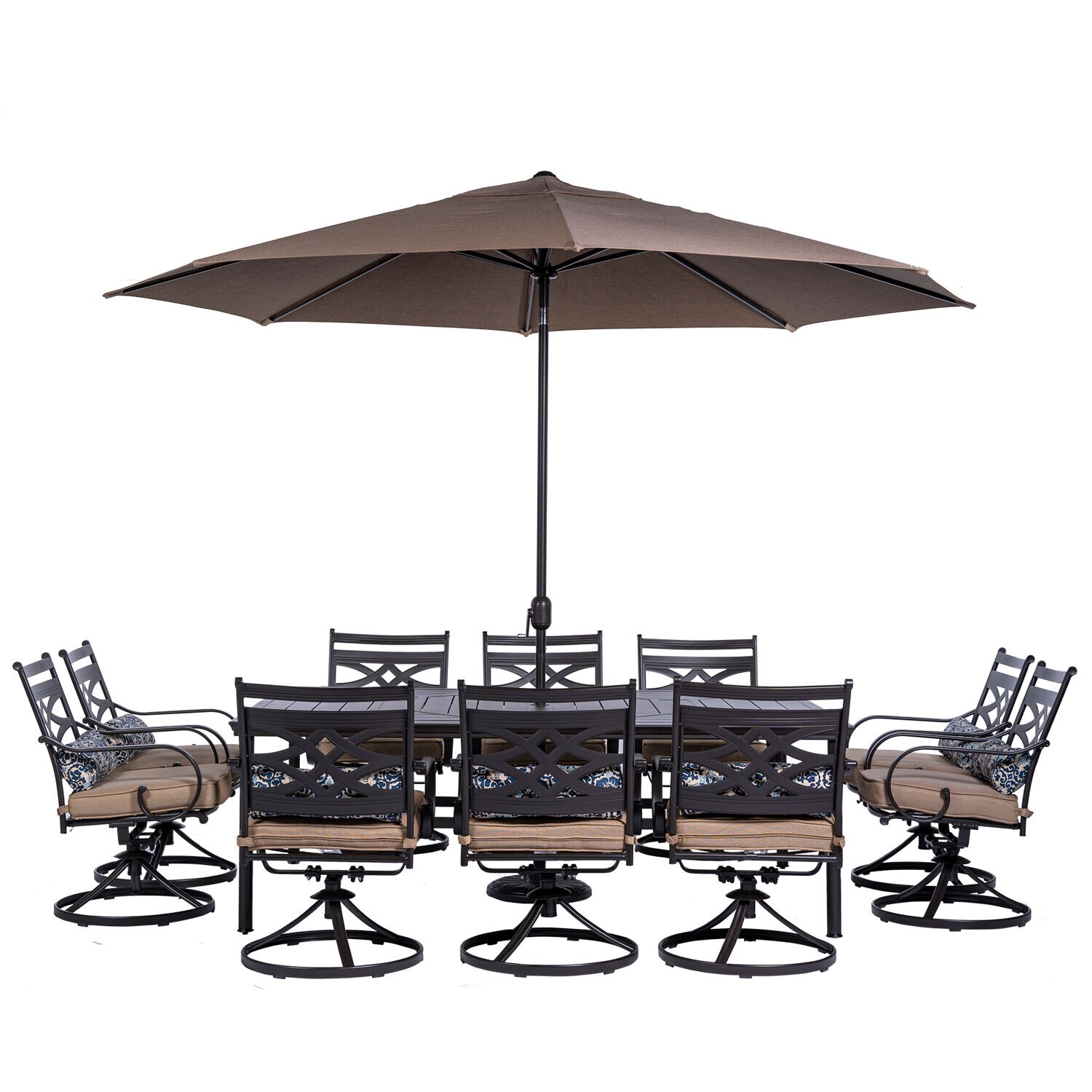 Hanover MCLRDN11PCSW10-SU-T Patio-Dining-Sets - View #2