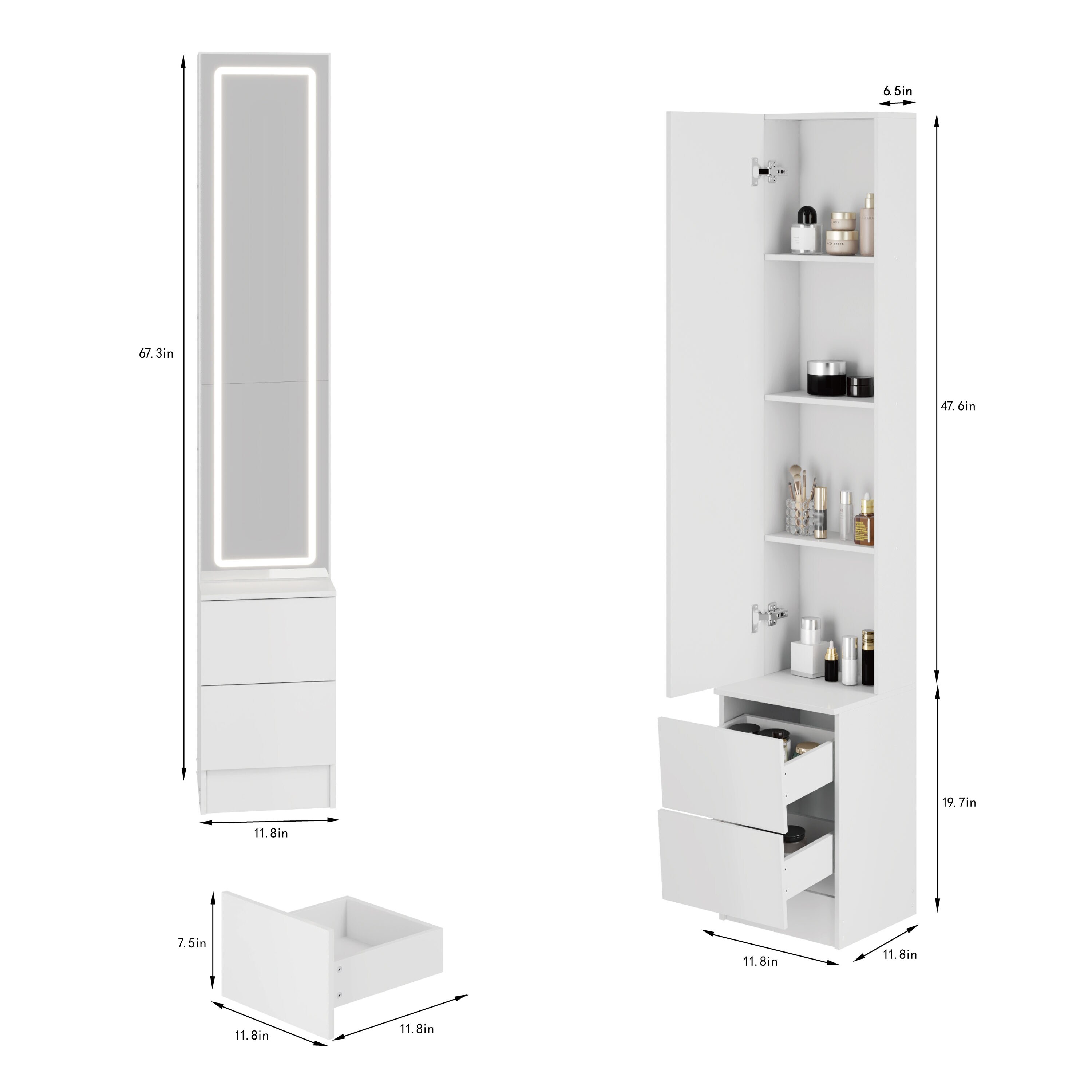 Boho Havens DW3258P453345 Bedroom-Vanities - View #2