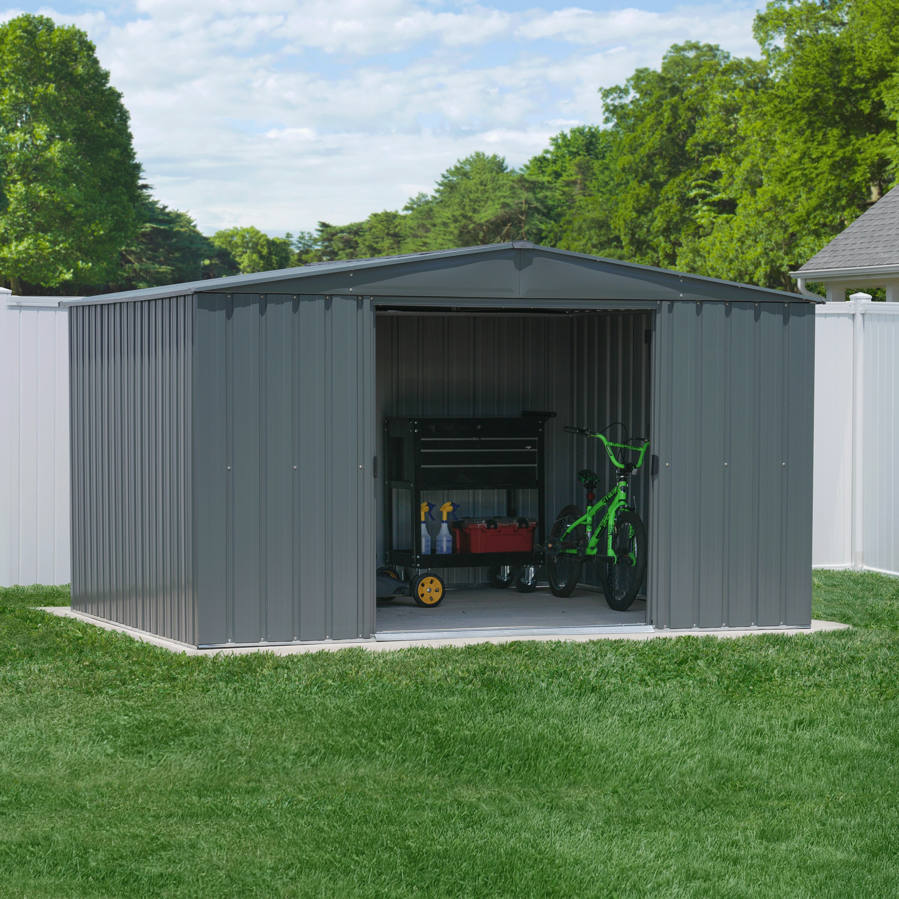 Arrow ASG108CC Metal-Storage-Buildings-Sheds - View #11