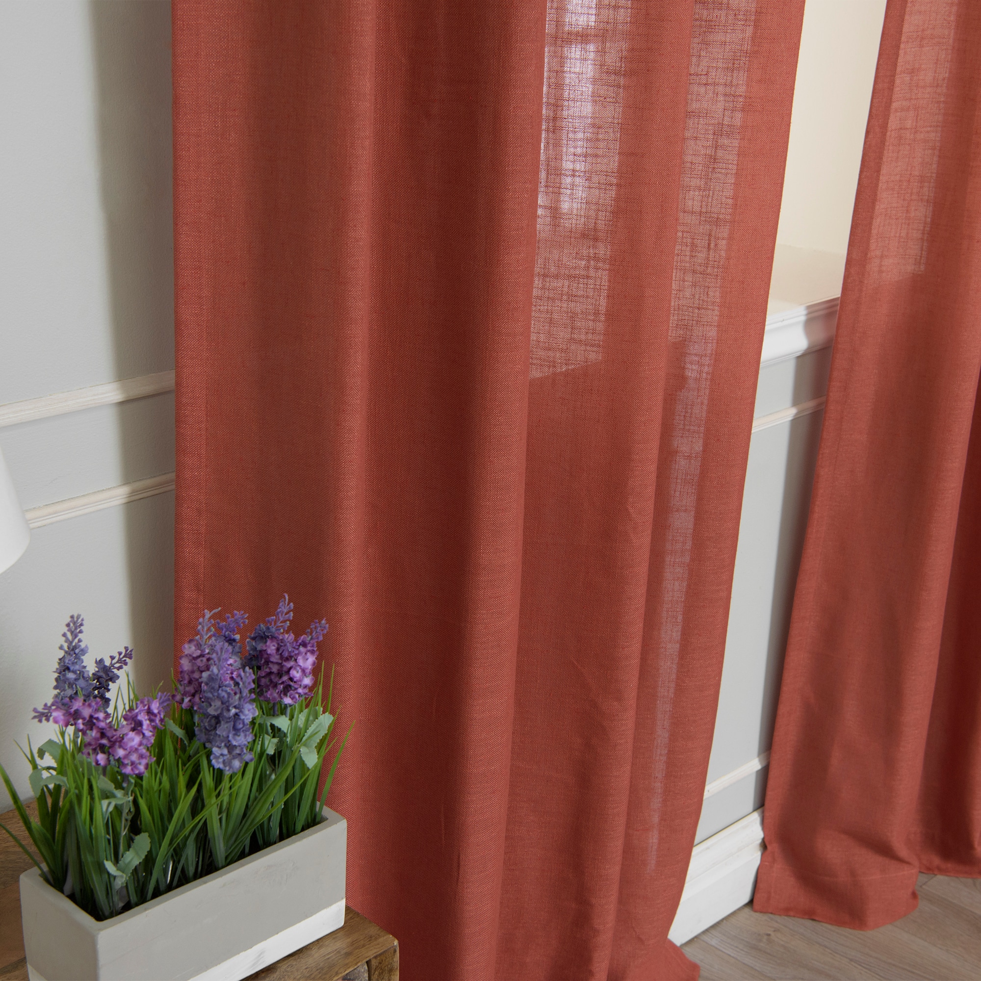 Best Home Fashion JC-GR-FAUXLIN-96-TRD curtains - View #5