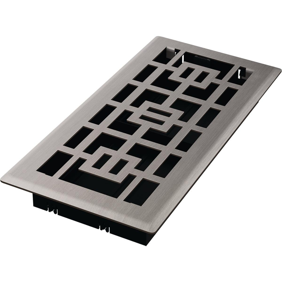 Imperial Brushed Nickel Floor Register 4 x 10 in 5-Pack #RG3294-B-1