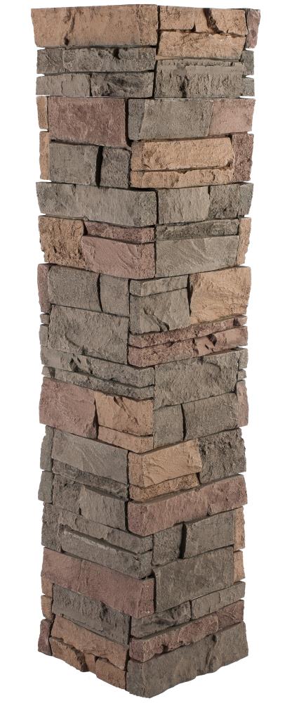 GenStone GenStone Pillar Panels 16-sq ft Keystone Faux Stone Veneer at ...