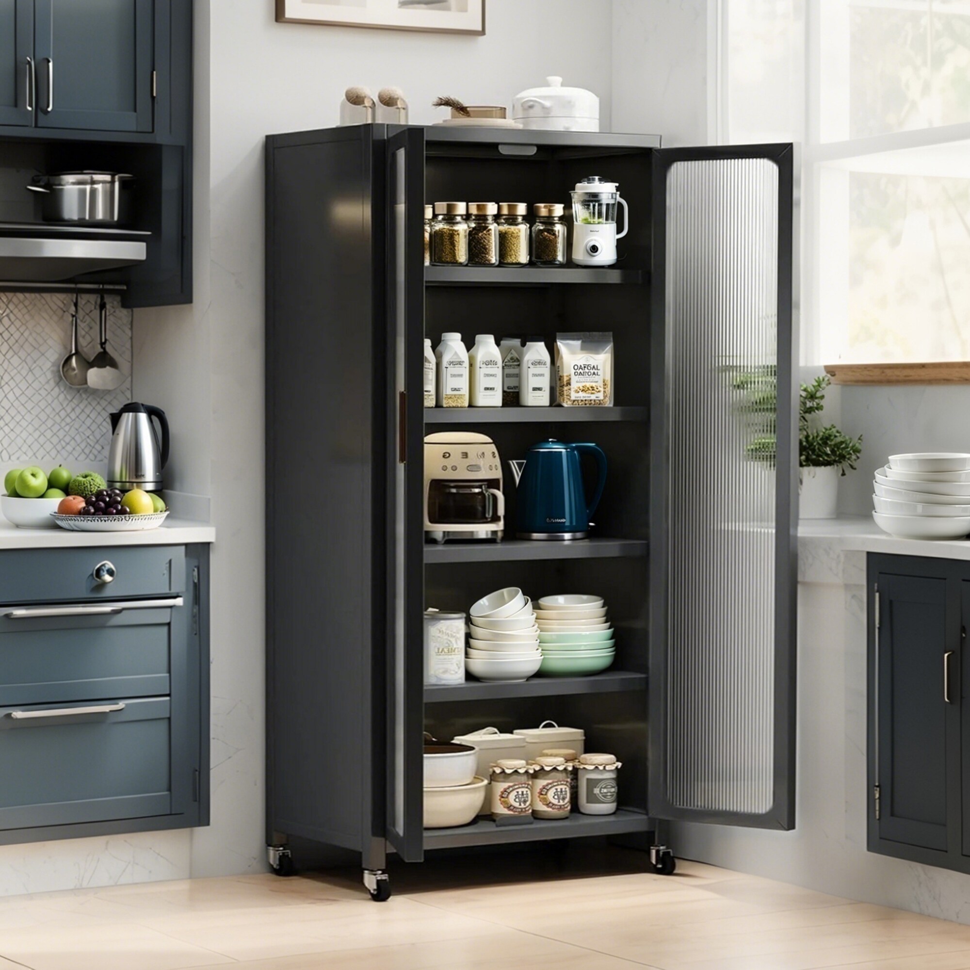 SINOFURN SYC500009GY Dining-Kitchen-Storarge - View #3