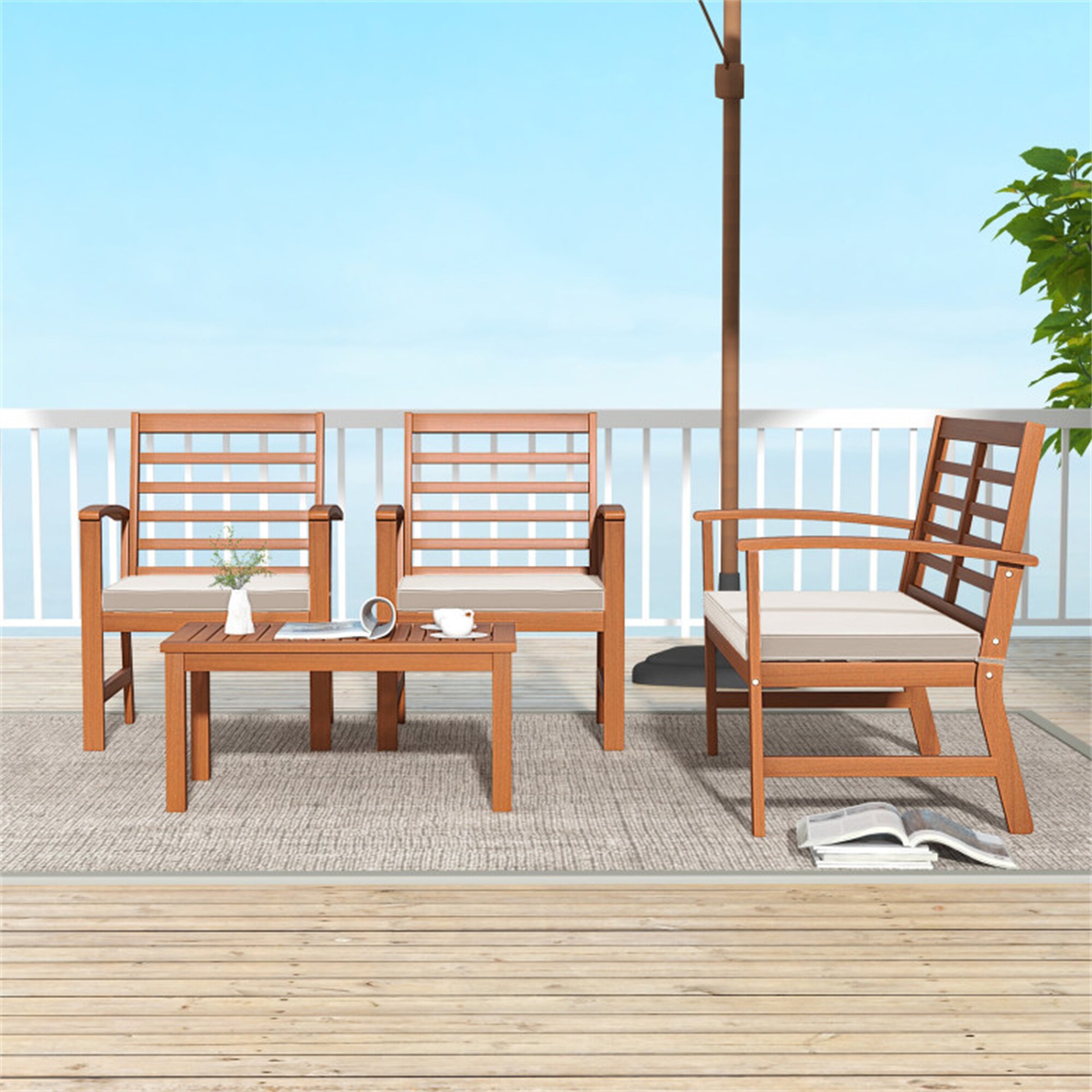 BABOOM BOM-72078WH-OR Patio-Conversation-Sets - View #3