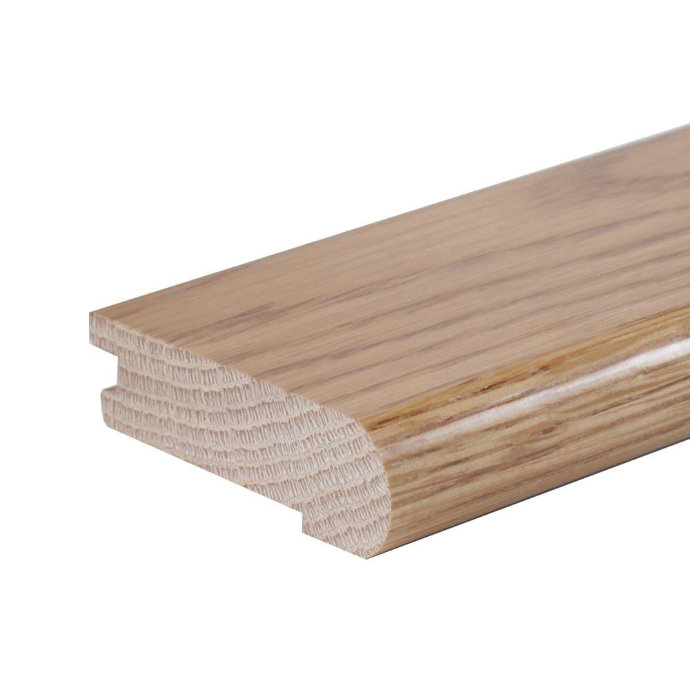 Flexco 1393804 Solid Wood Stair Nose 2.75-in x 78-in x 0.875-in Fawn Prefinished Wood Oak Flush Stair Nosing