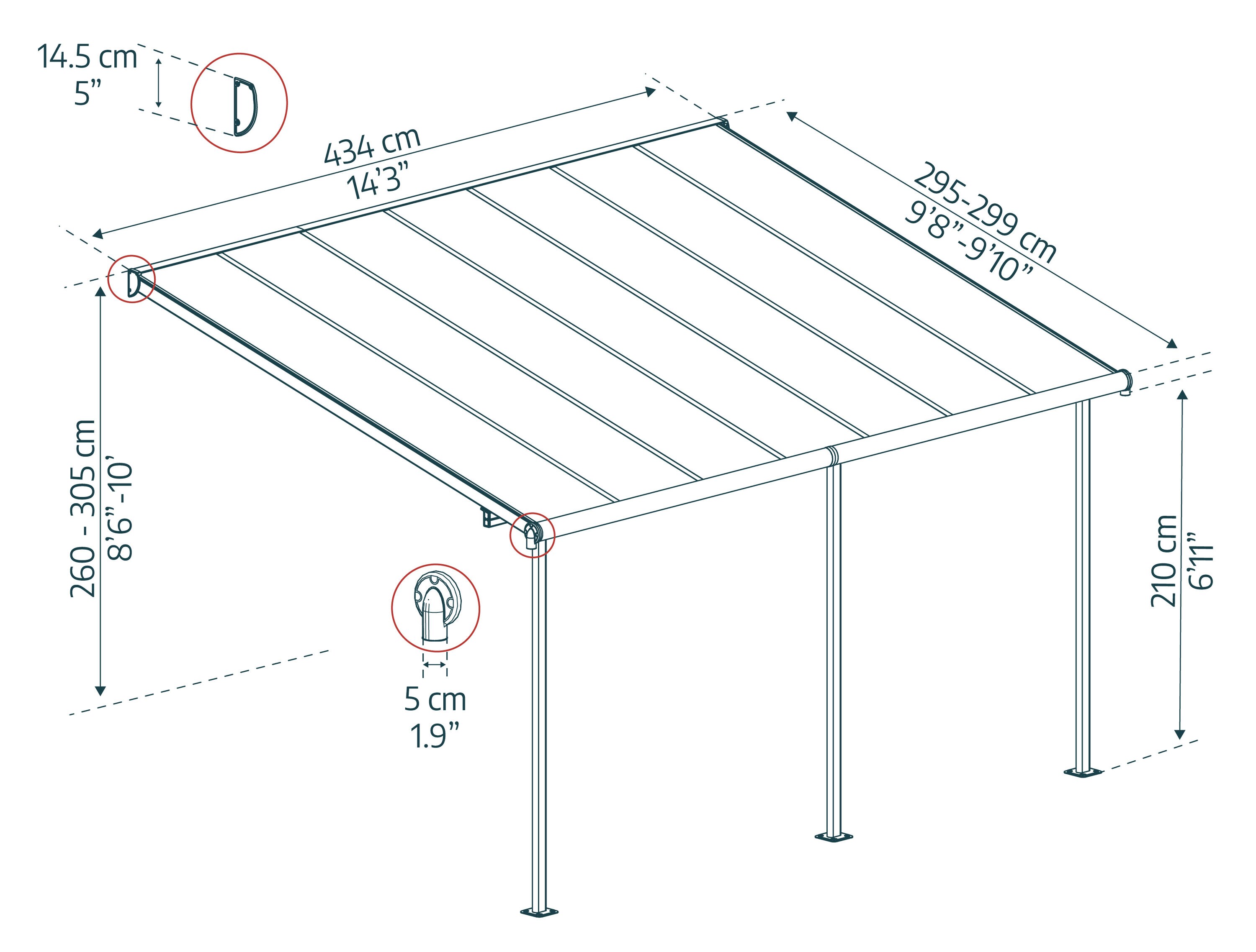 Canopia by Palram 705329 carports - View #3