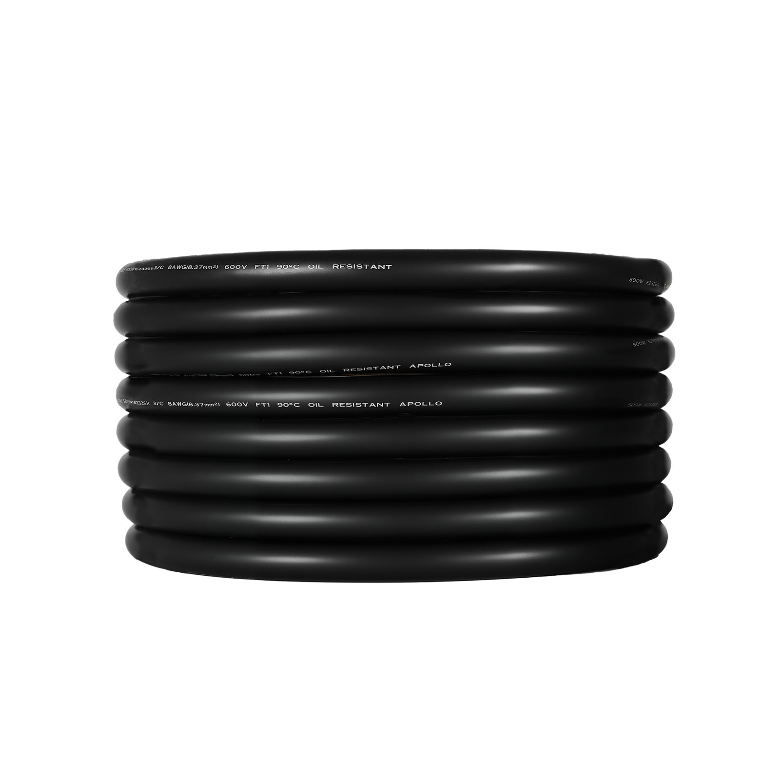 VEVOR 50 FT 6AWG Portable Power Cable (3 Conductor) Heavy Duty 600V SOOW Electrical Power Cable Industrial Grade Electric Wire Premium CPE Rubber Jacket Copper Extension Cord for Welder Machine