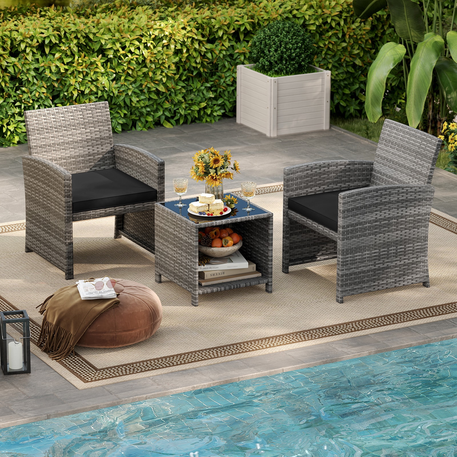 Slickblue D-CO-KD63637WH Patio-Conversation-Sets - View #8