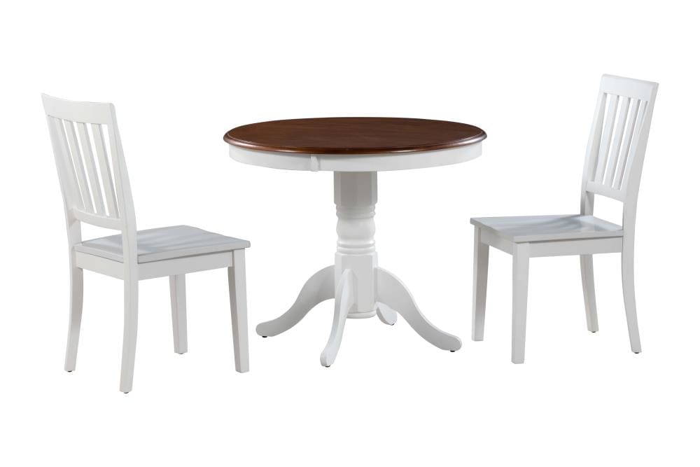 M&D Furniture Brookline White Cherry Contemporary/Modern Dining Room ...