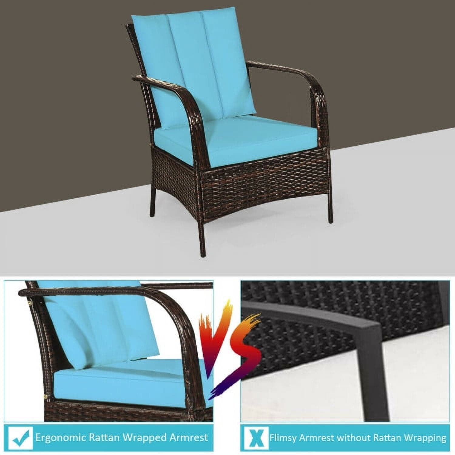Choco Moon 5356248993105 Patio-Conversation-Sets - View #7
