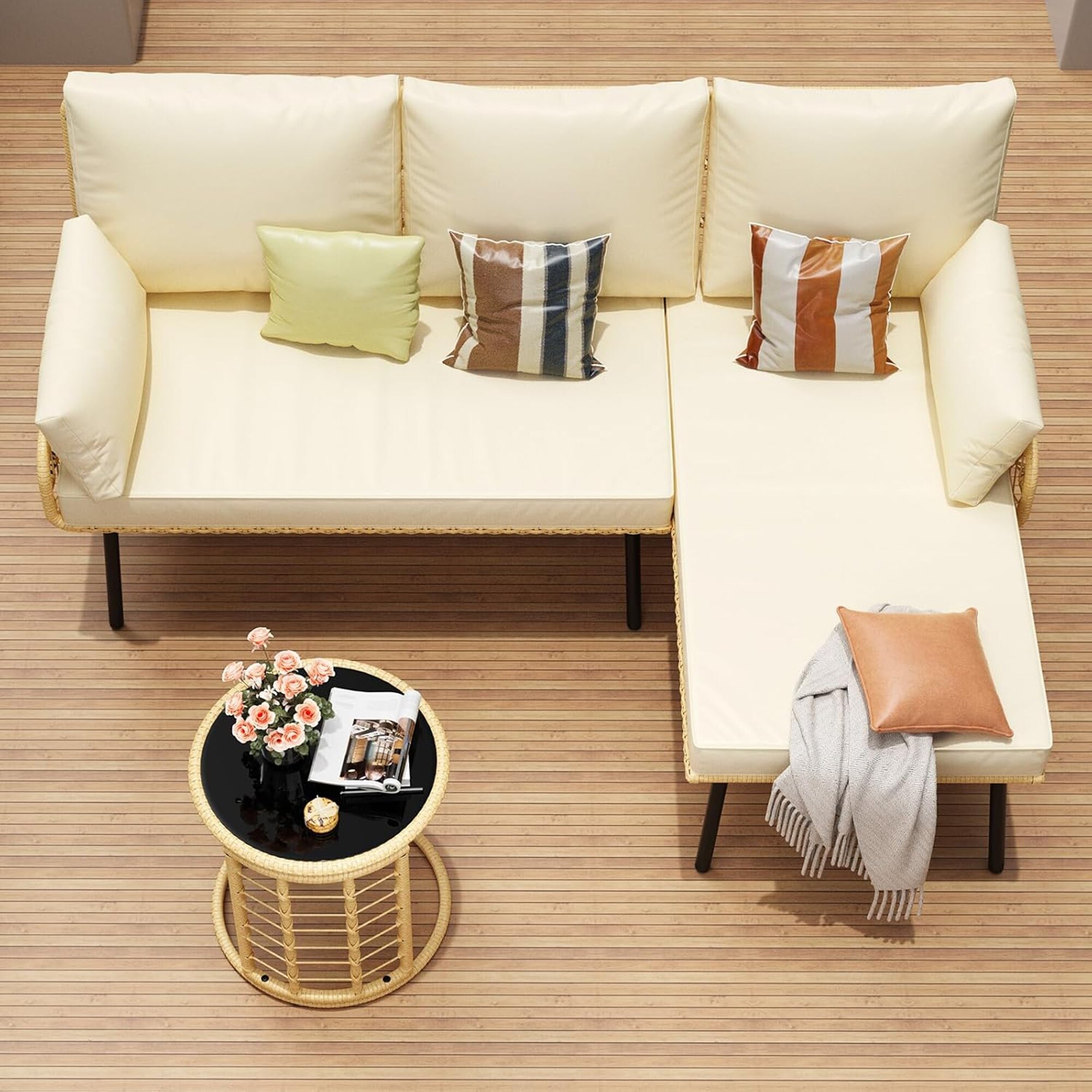 Garvee LSHQQPHO-34UH447E Patio-Conversation-Sets - View #3