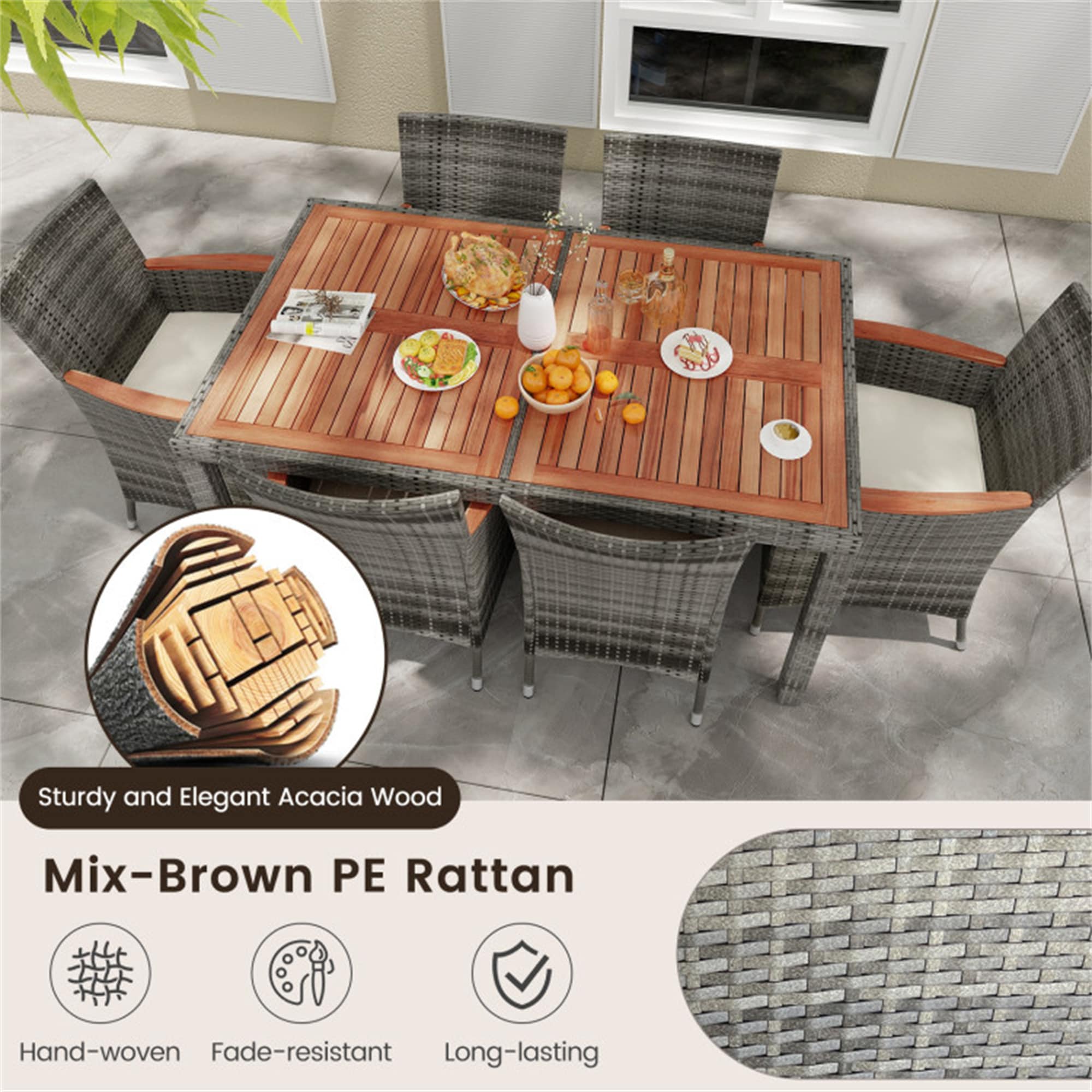 BABOOM BOM-469NY+-CO Patio-Dining-Sets - View #5
