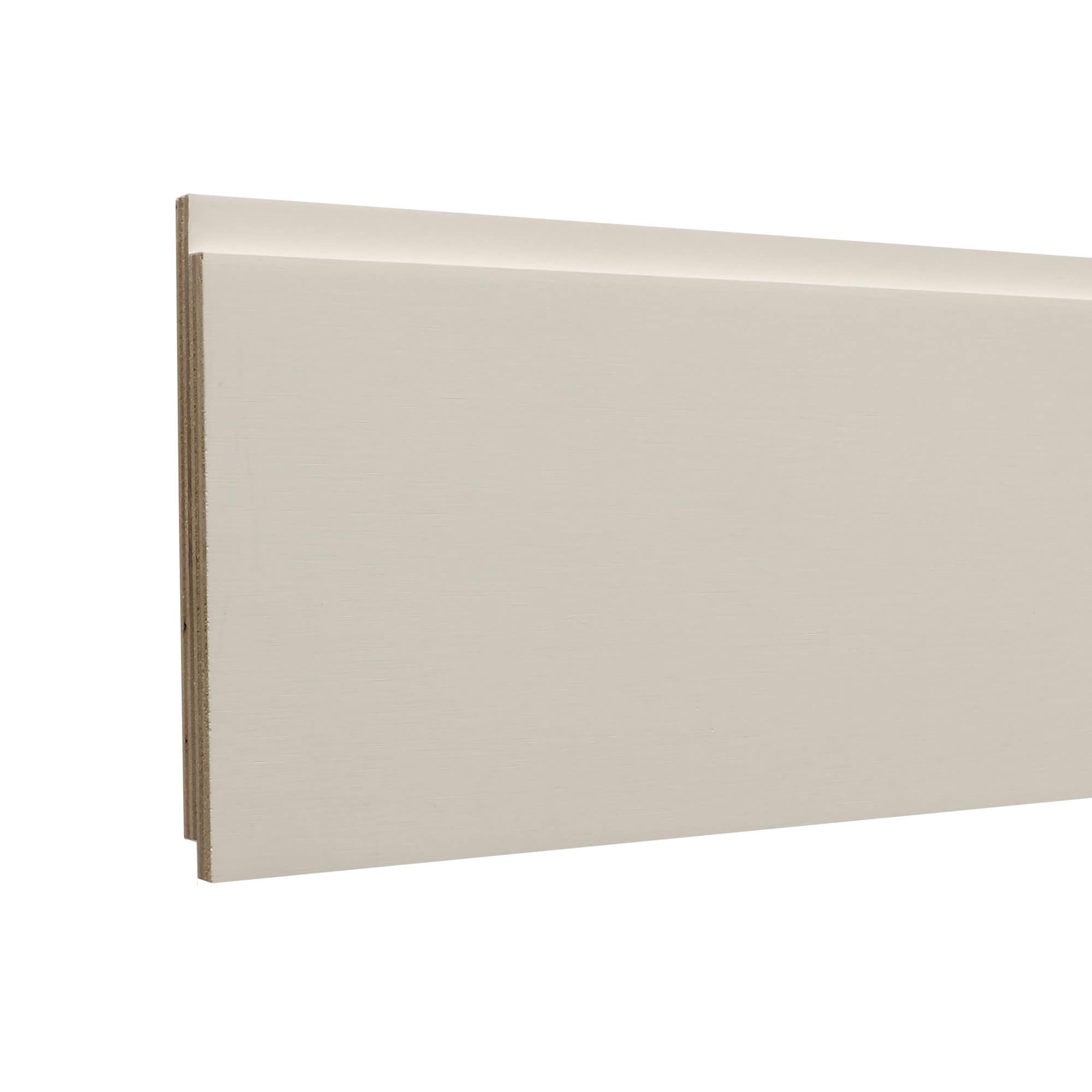allen + roth LVLWH SL6  8 5-3/8-in x 8-ft Painted Smooth White Import hardwood/plywood Shiplap Wall Plank ( 5.38-sq ft )