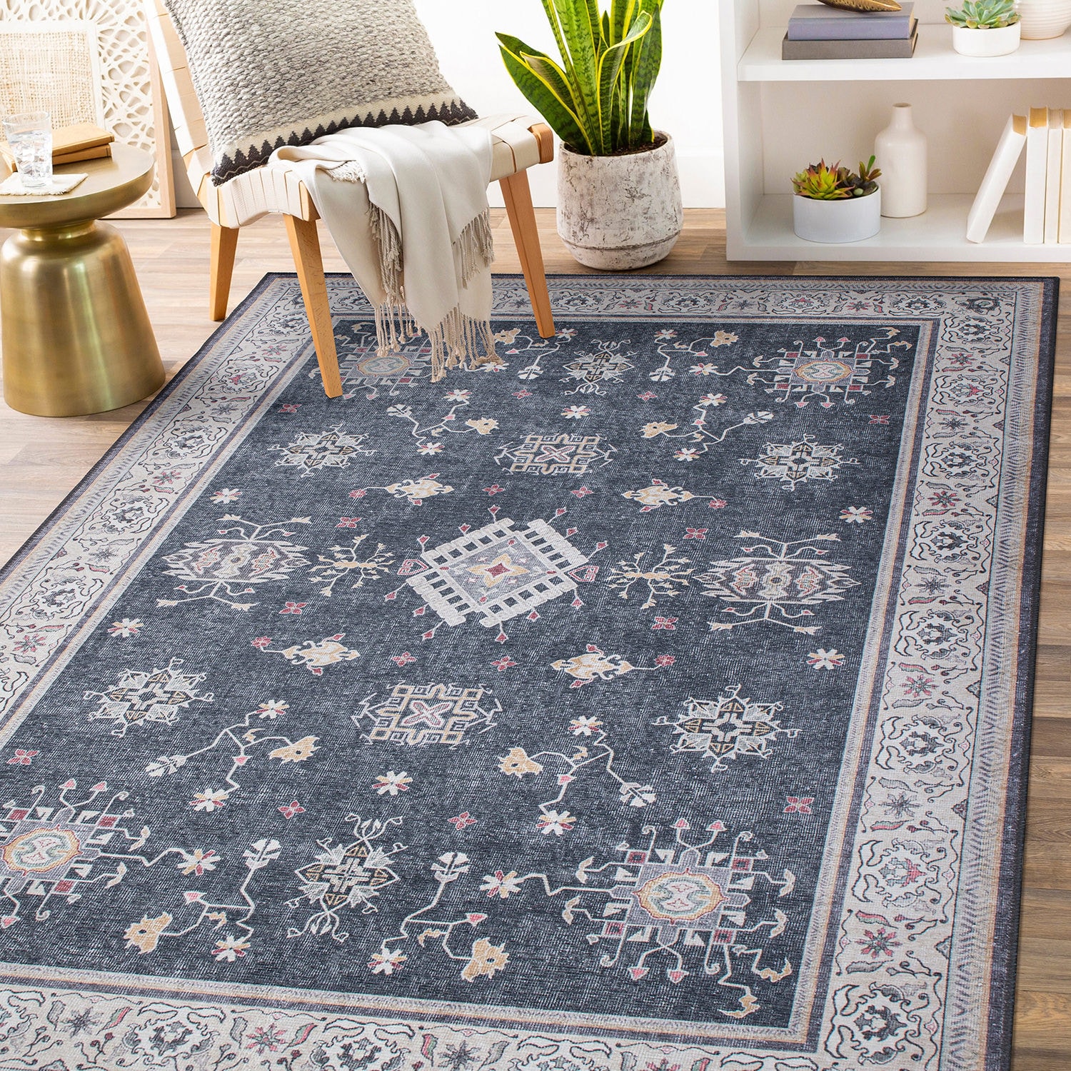 World Rug Gallery 5063DARKGRAY5X7 rugs - View #5