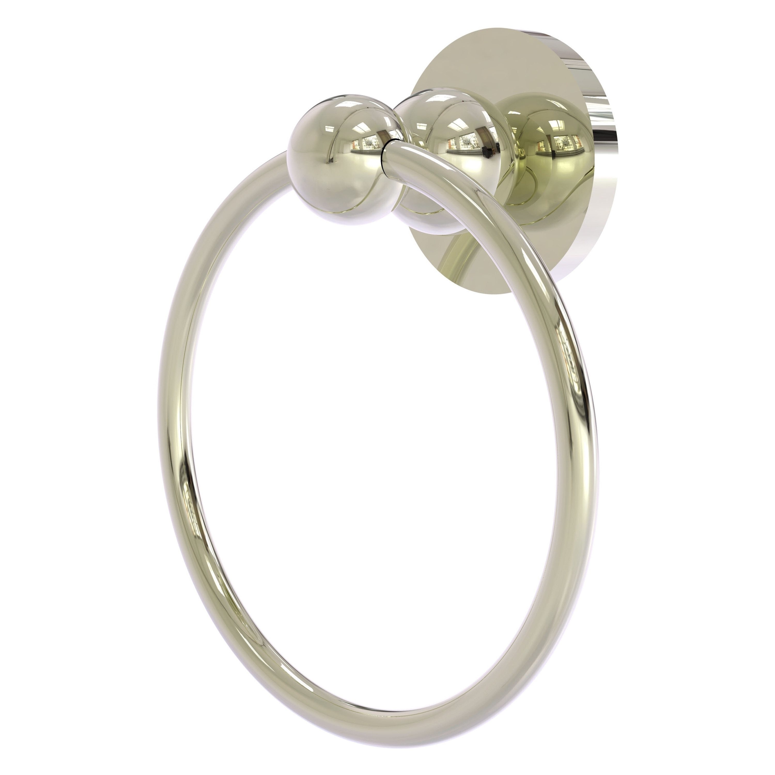 Allied Brass BL-16-PNI Bolero Polished Nickel Wall mount Single Towel Ring