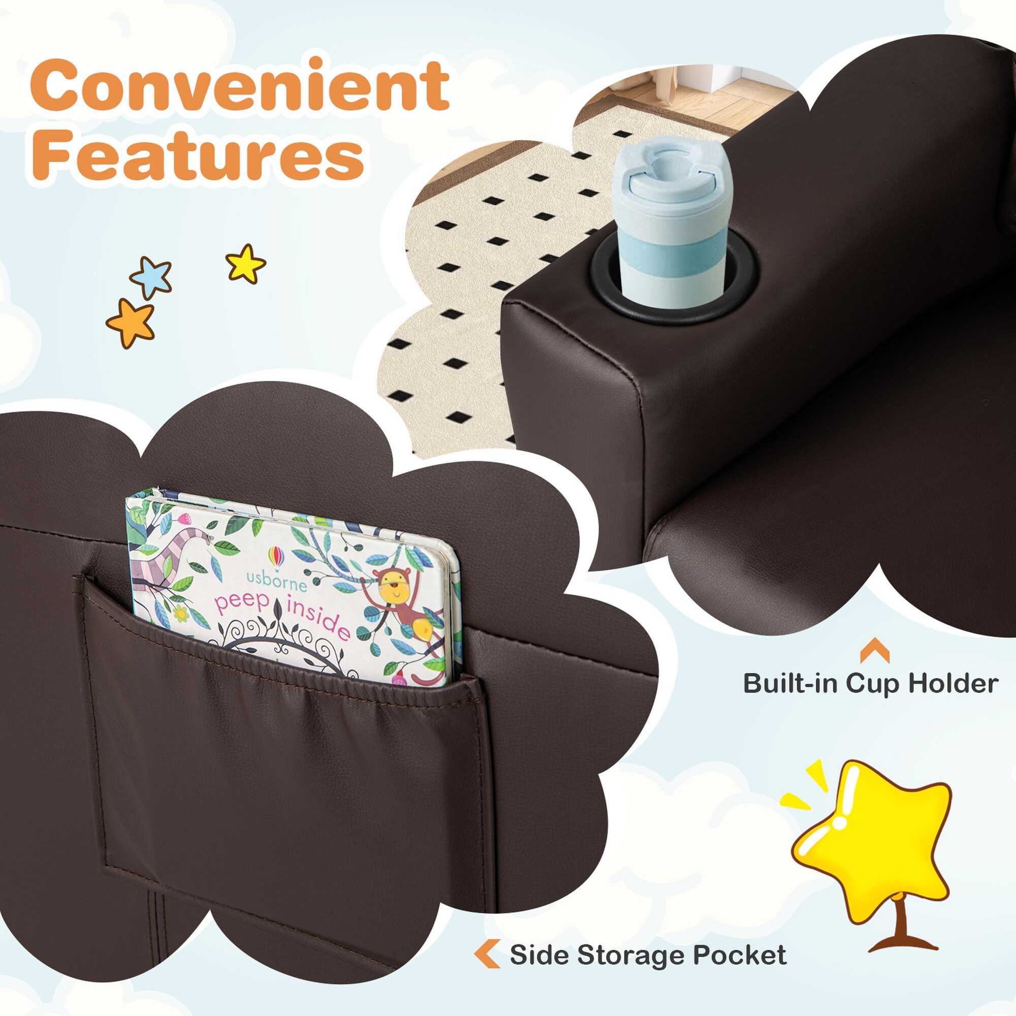 Costway HCST04937 Kids-Chairs - View #4