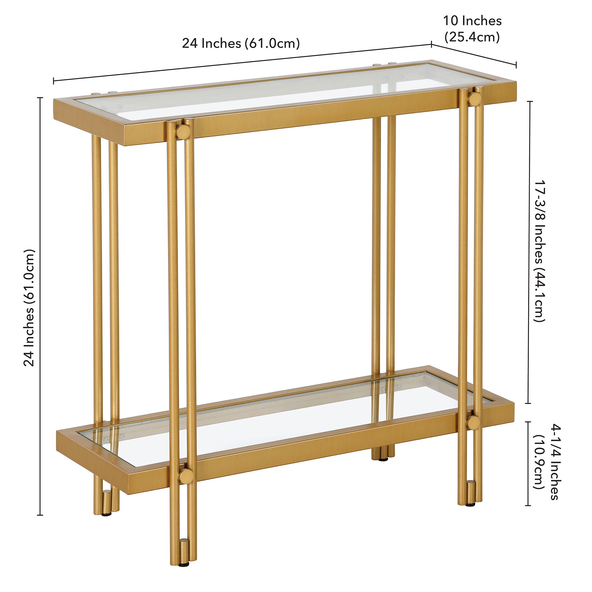 19.9'' Tall Small End Table 17 Stories