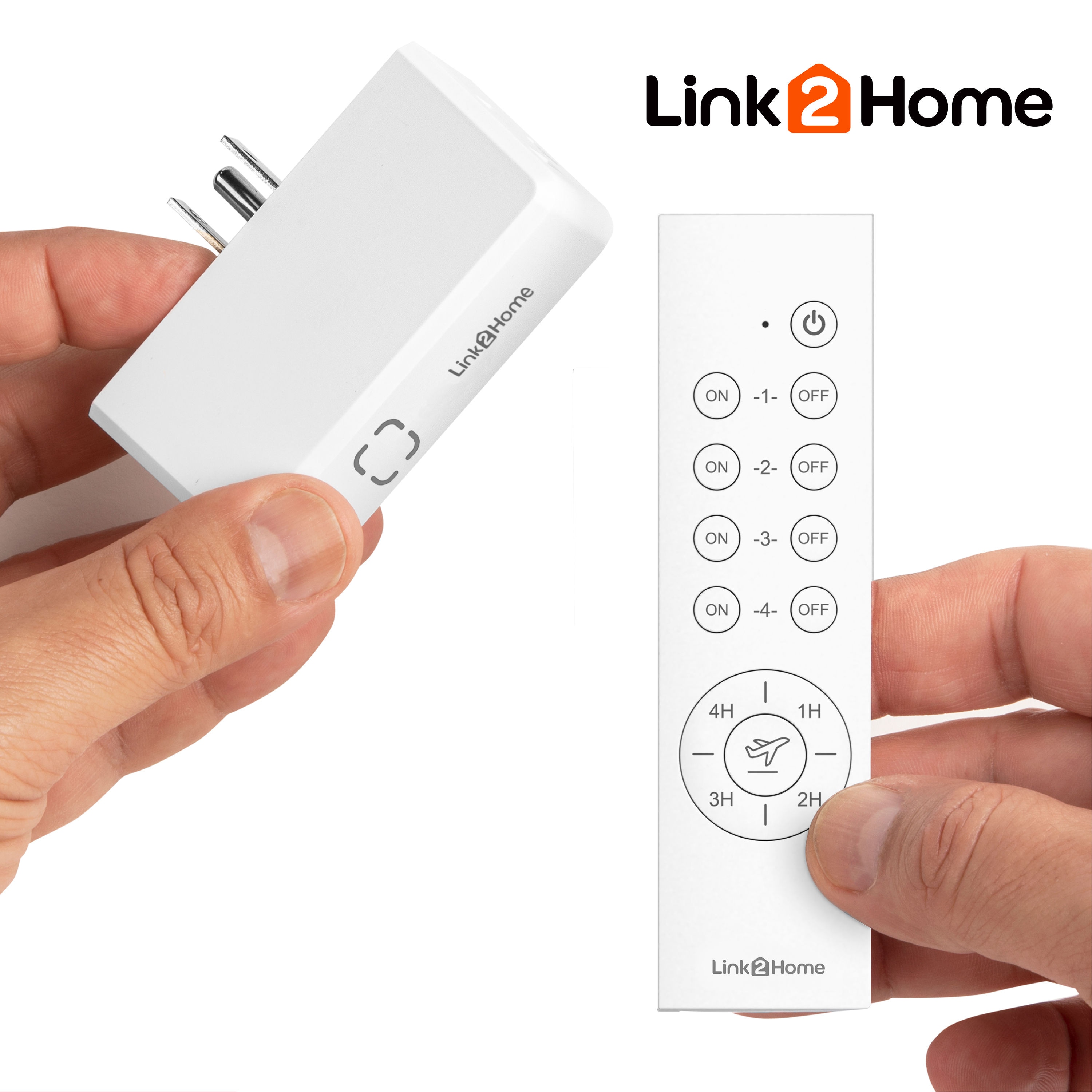 LINK2HOME Wireless Remote Control White/Matt Remote Control in the