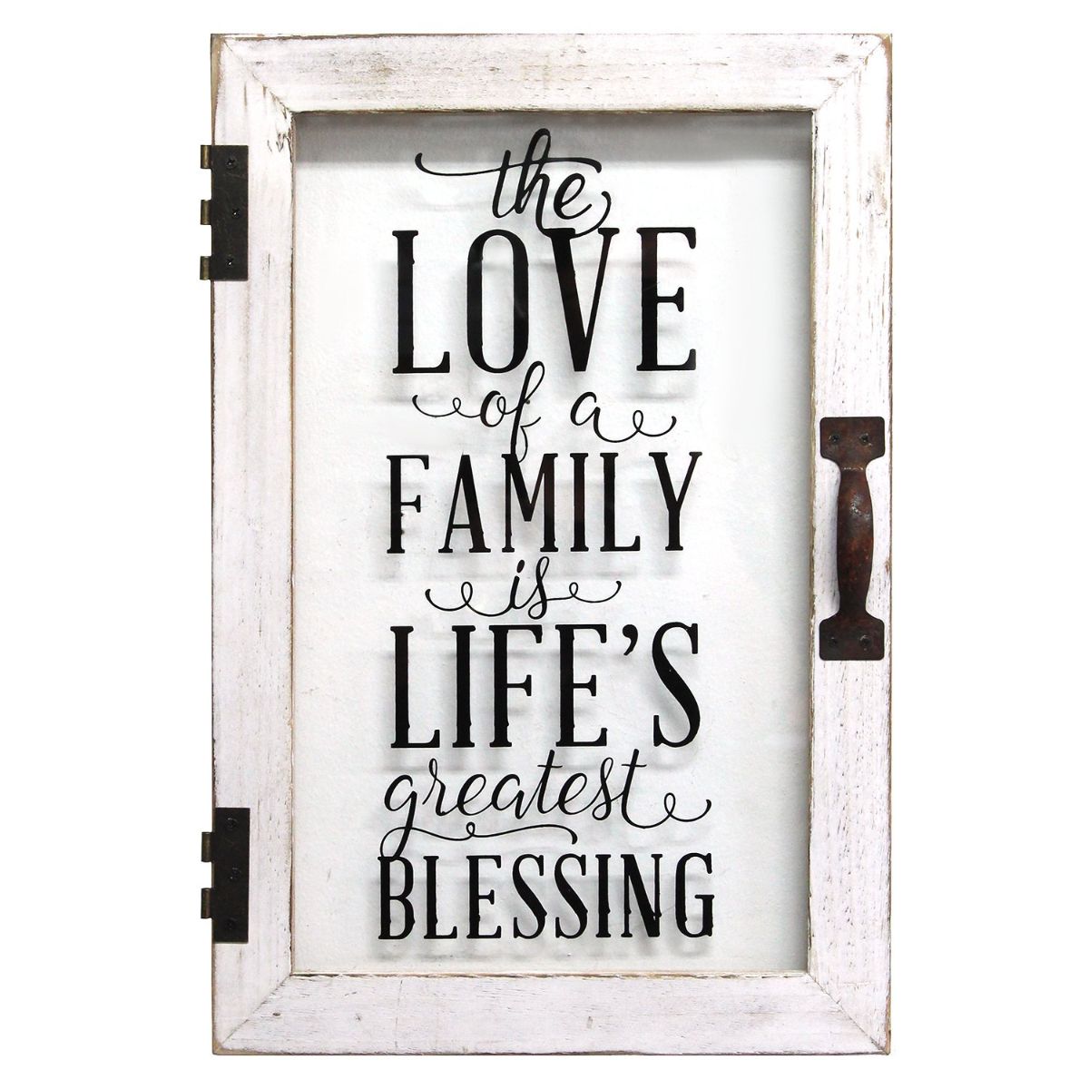 HomeRoots 321281 Victoria 12-Inches W x 18-Inches H Wood Print Inspirational Wall sculpture