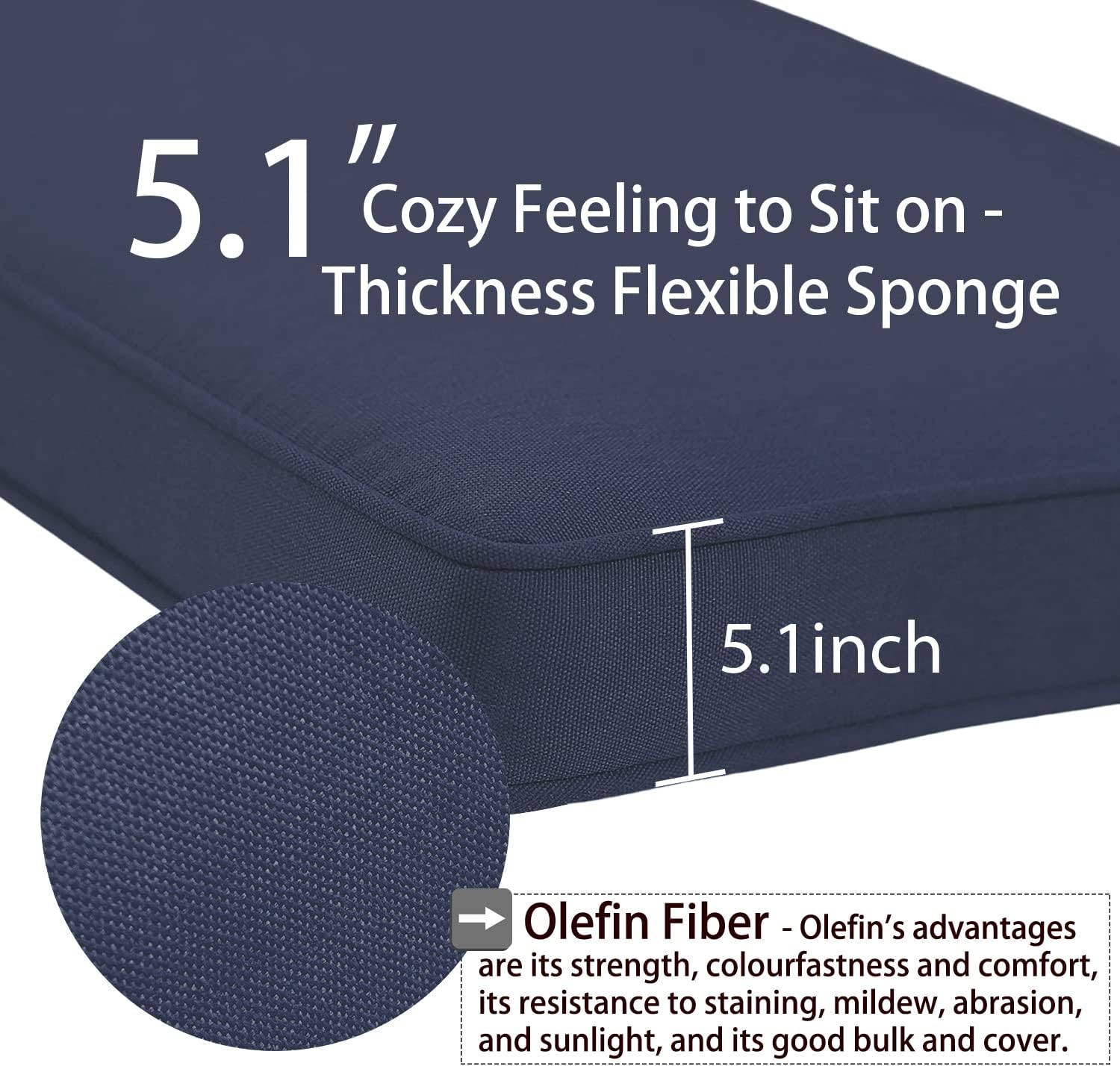 Aoodor A051-PDEDE Patio-Furniture-Cushions - View #4
