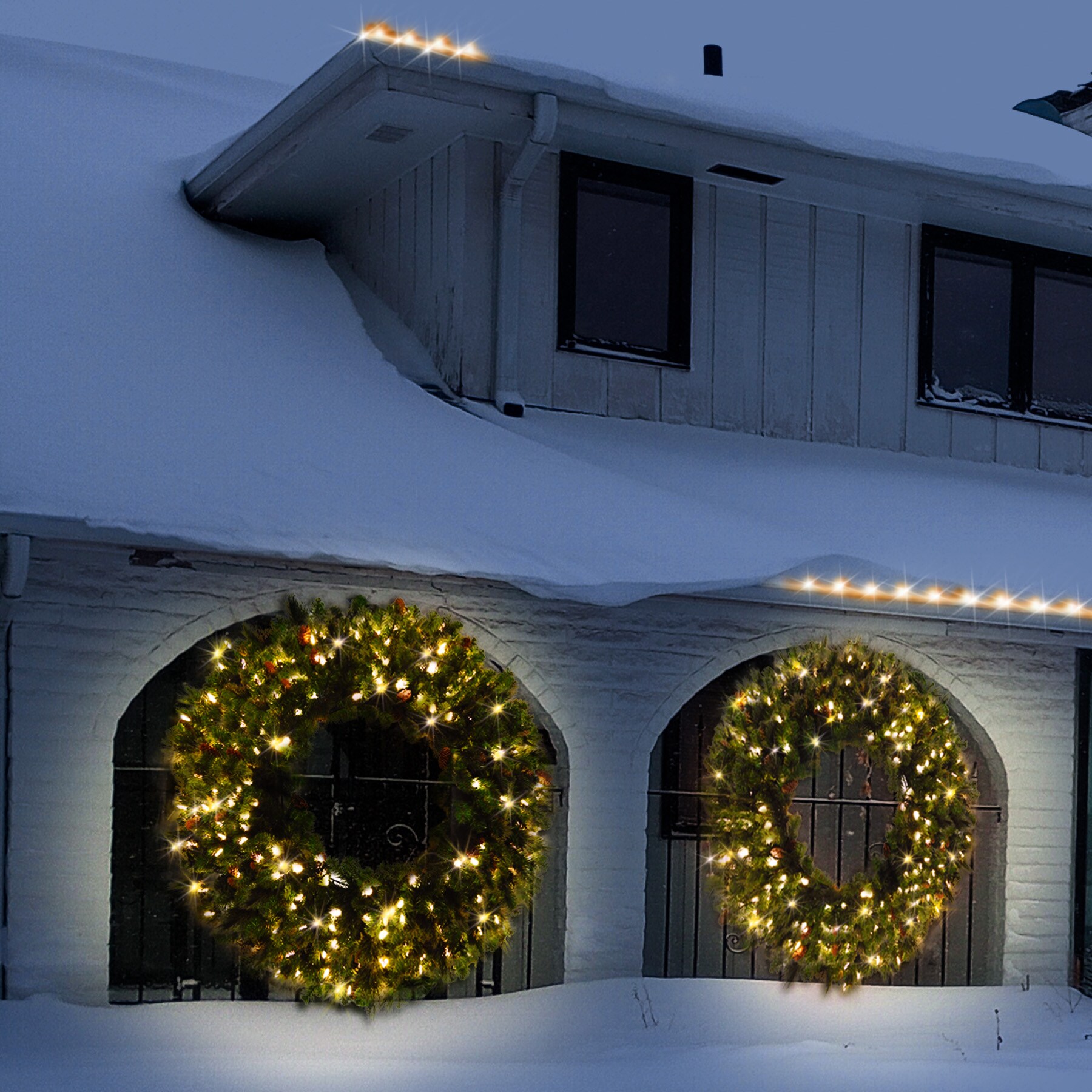 Holidynamics Holiday Lighting Solut CU 59010 CW Artificial-Christmas-Wreaths - View #6
