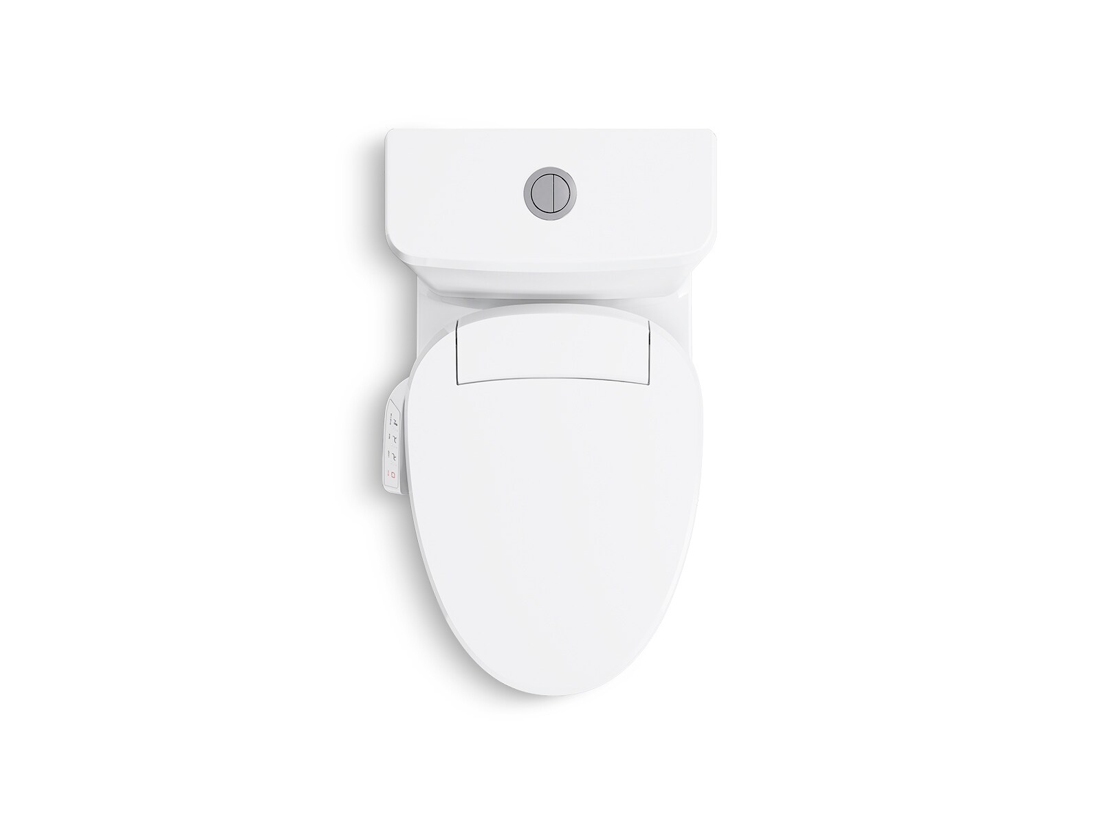 KOHLER Reach Curv White Dual Flush Compact Elongated Standard Height 1 ...