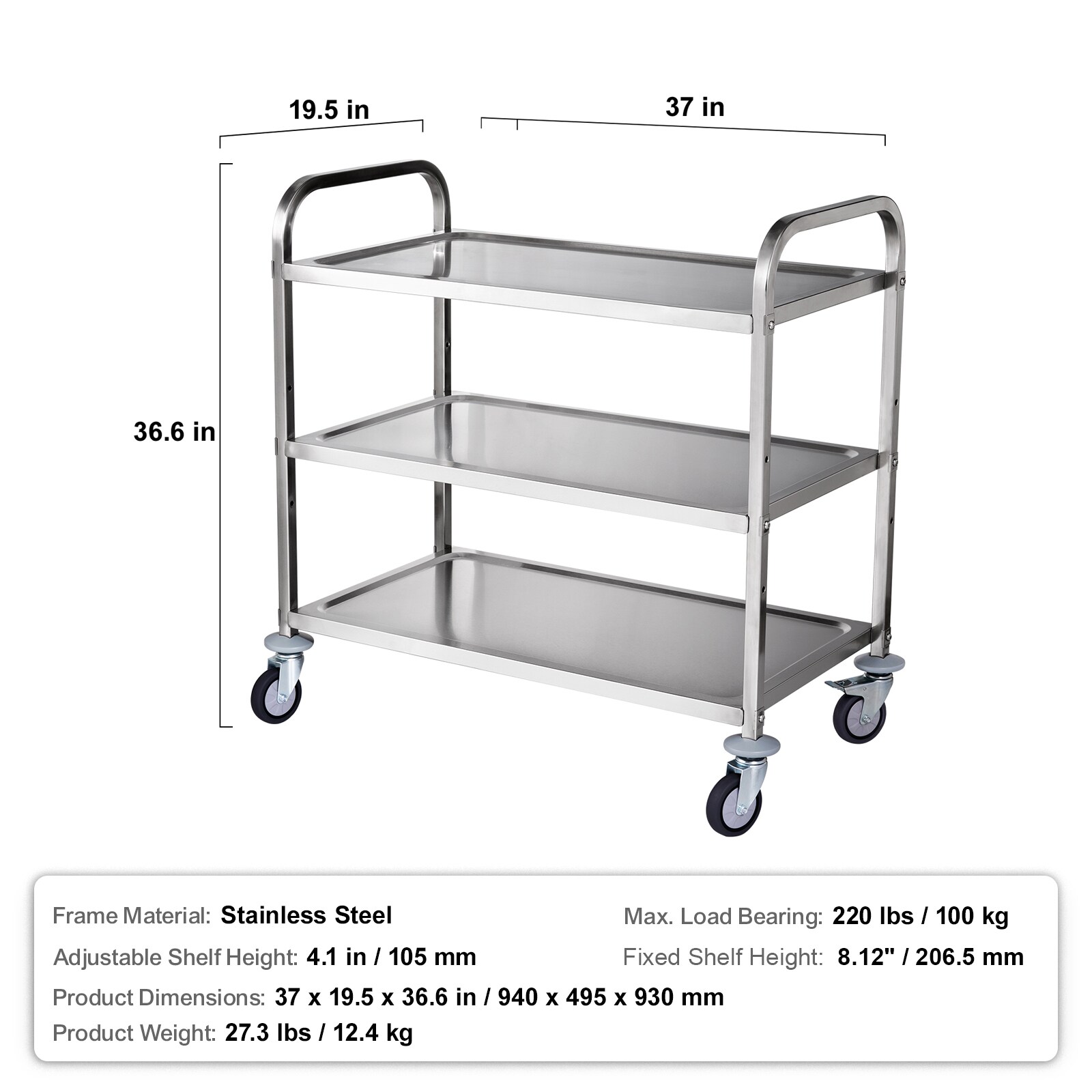 Mecale YAS-R7Q9XS Utility-Carts - View #3