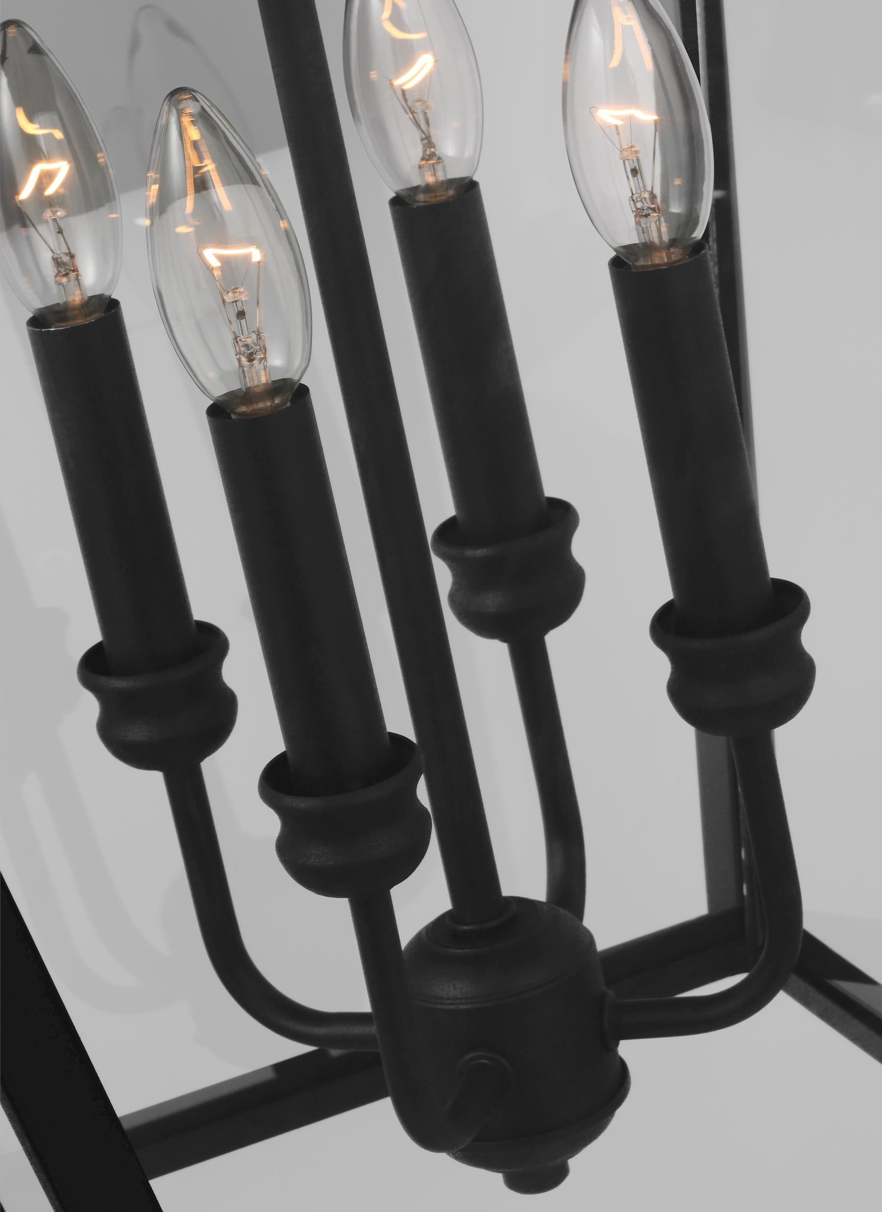 Galena Extra Large Black Outdoor Wall Lantern with Clear Seeded Glass
