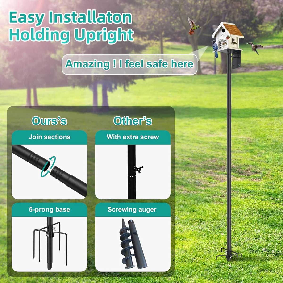 Aoibox LABZB0826031 Bird-Feeder-Accessories - View #6