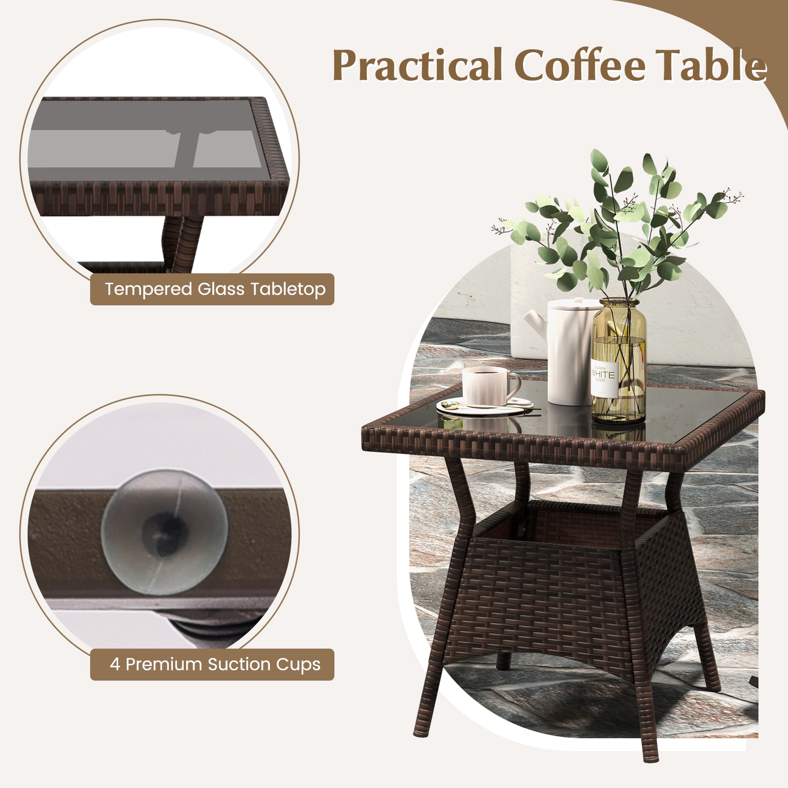 SUGIFT ZMLW014SUGHY2254 Patio-Conversation-Sets - View #5