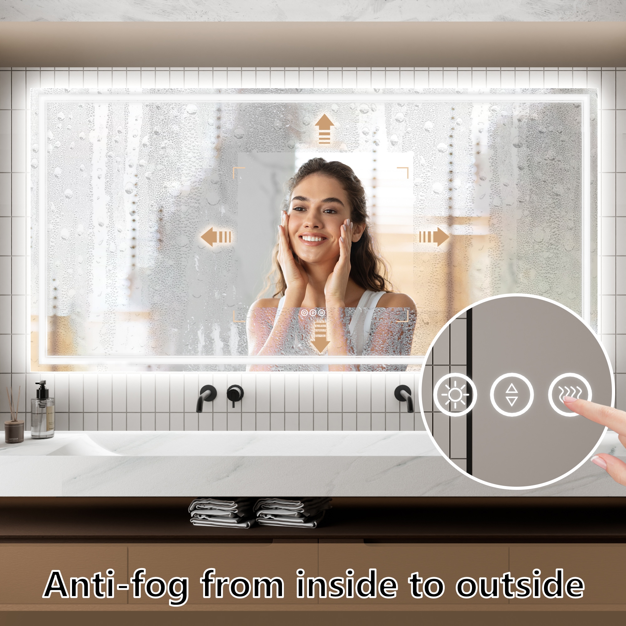 AAZJ JKF-MD04-7236SF2 Framed-Bath-Mirrors - View #5