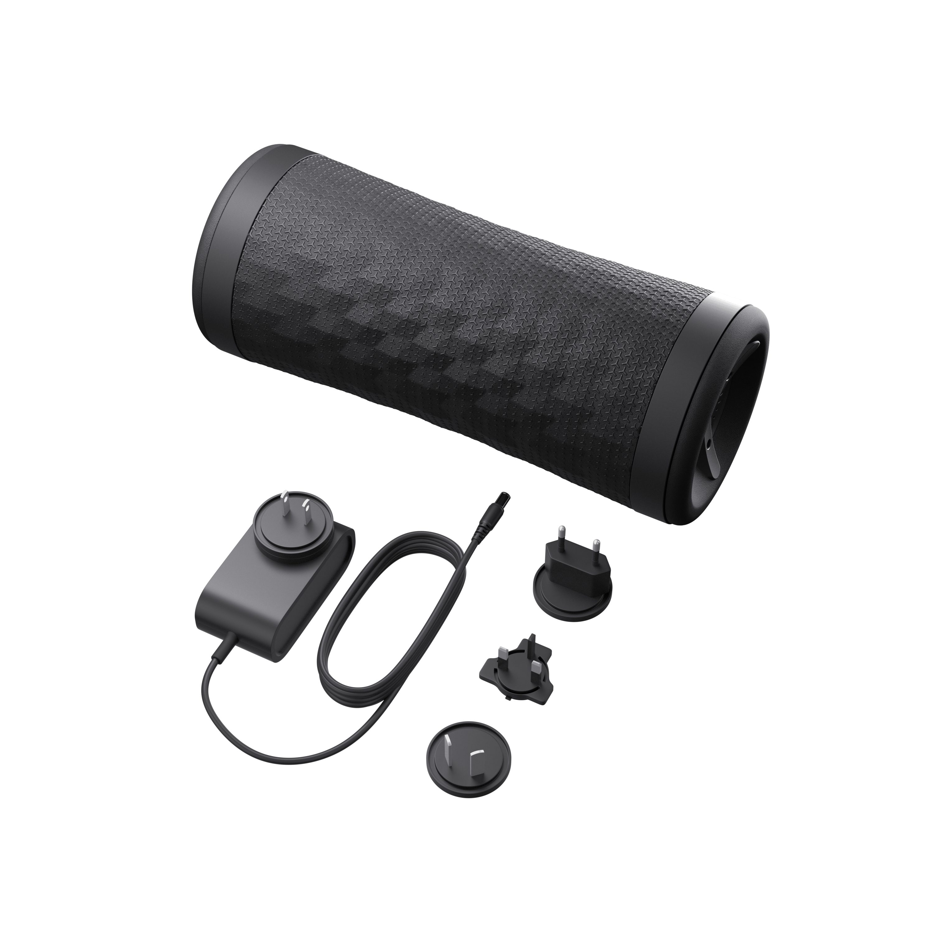 Athletic Works 3-Speed Vibrating Fitness Foam Roller, Rechargeable, Deep Tissue Massage, Black
