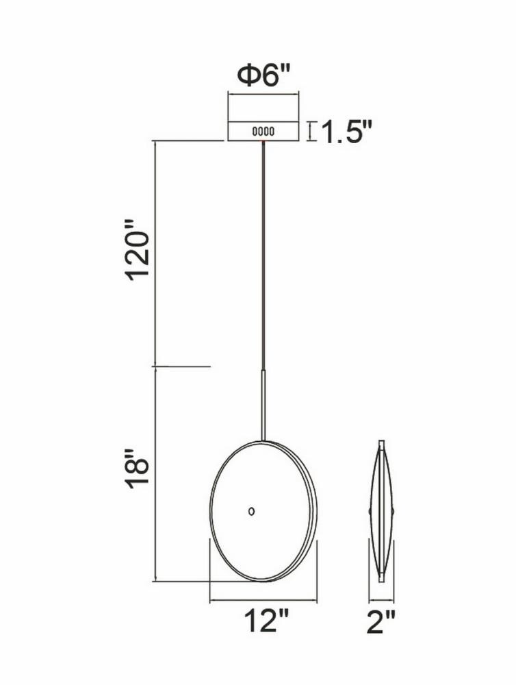 CWI Lighting 1204P12-1-625 Pendant-Lights - View #9
