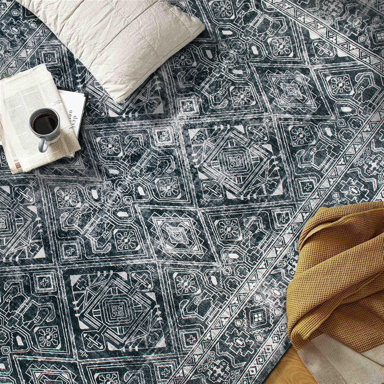 World Rug Gallery WR70BLACK2X8 rugs - View #8
