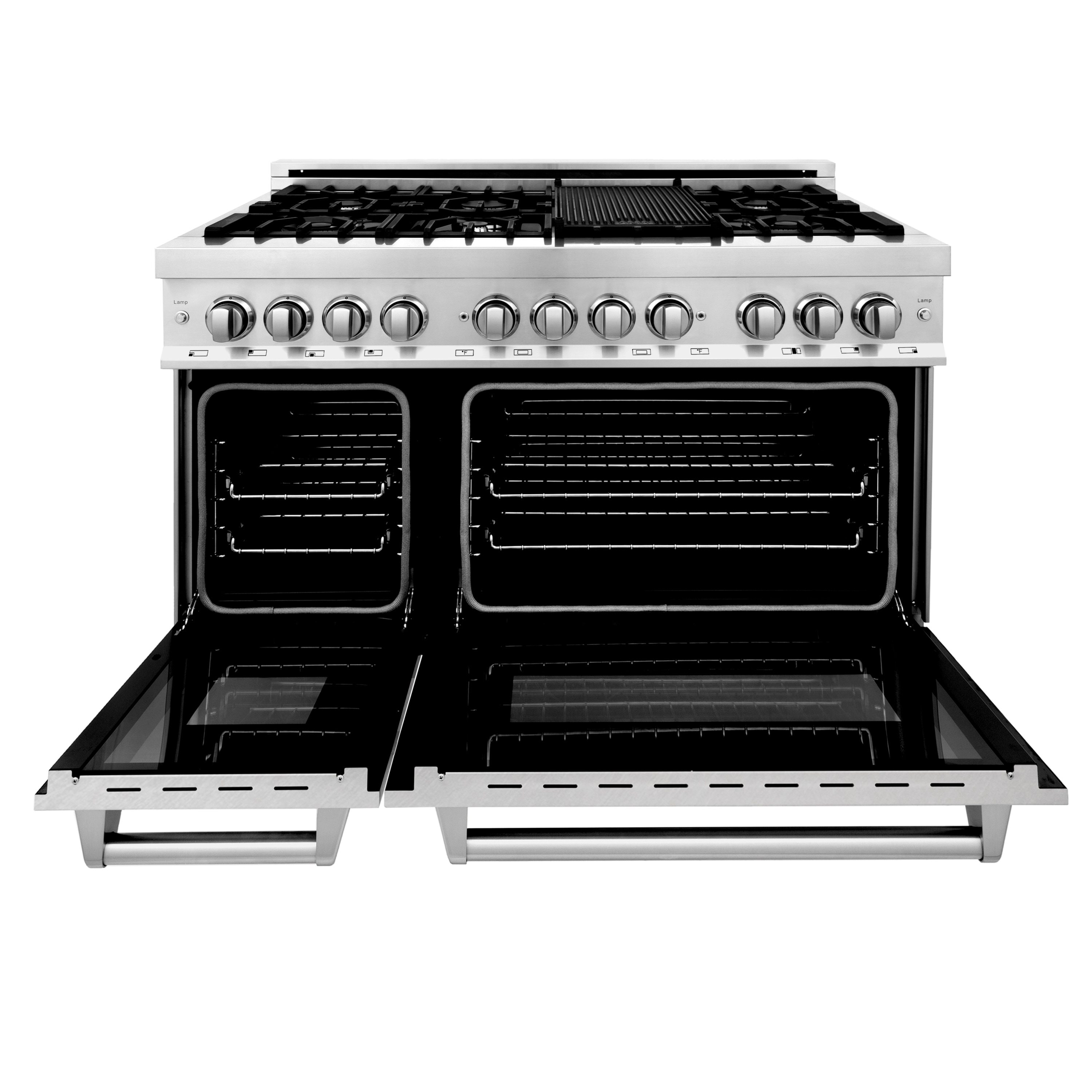 ZLINE KITCHEN & BATH RA-GR-48 Double-Dual-Fuel-Ranges - View #3