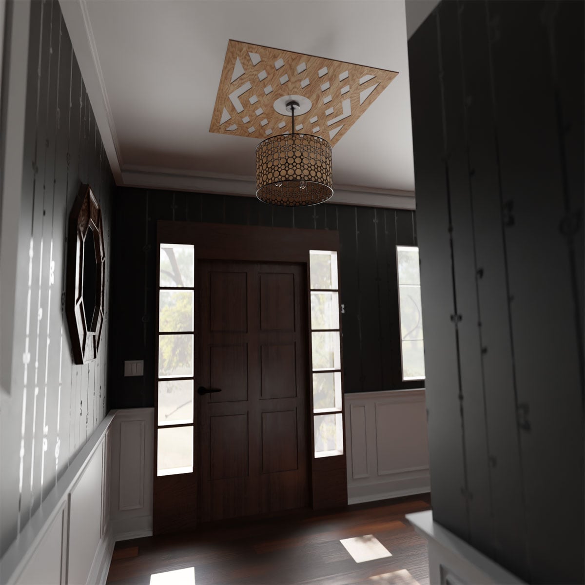 Ekena Millwork CMWP32X32X0250CHRO Ceiling-Medallions - View #5