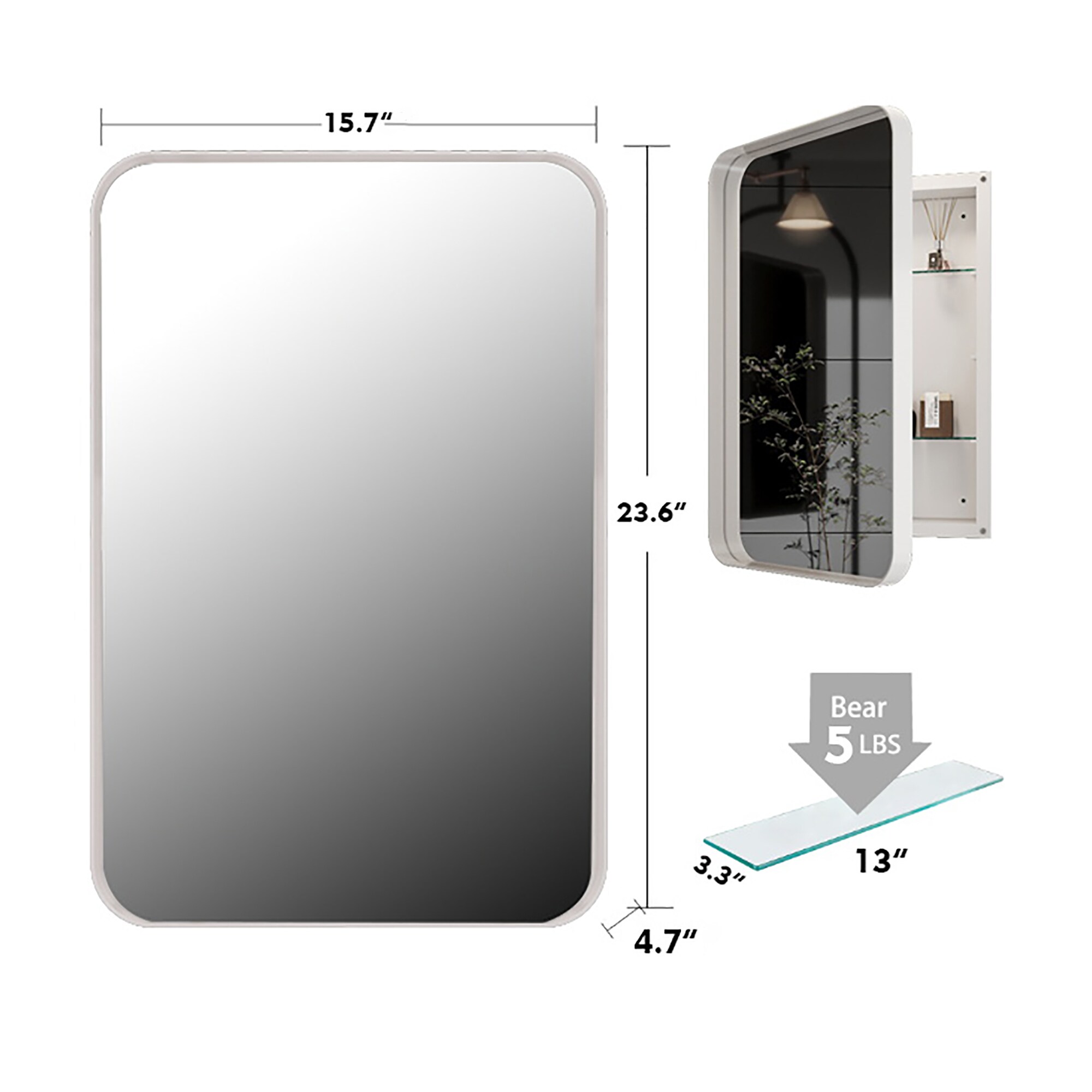 Bybafun YD5200012 Bathroom-Medicine-Cabinets - View #5