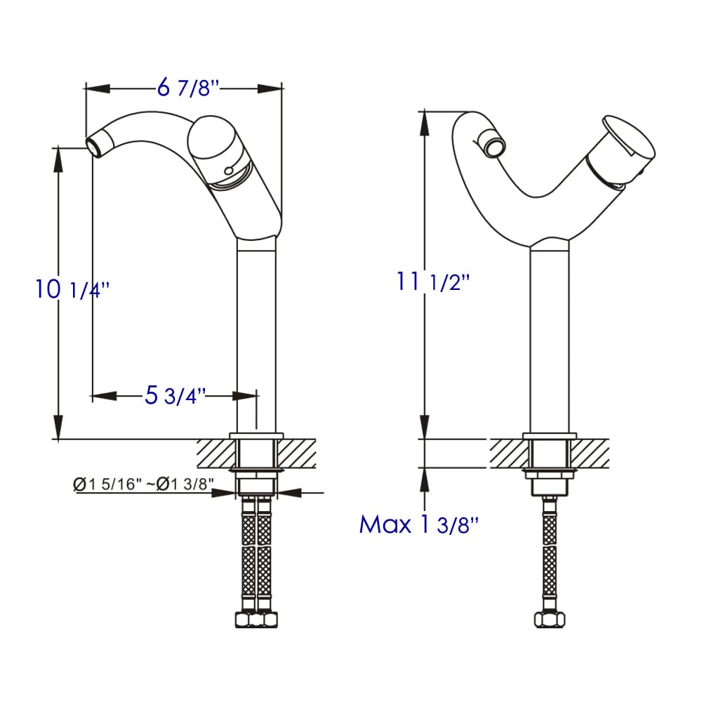 Vessel Sink Faucet Single-handle Bathroom Faucet