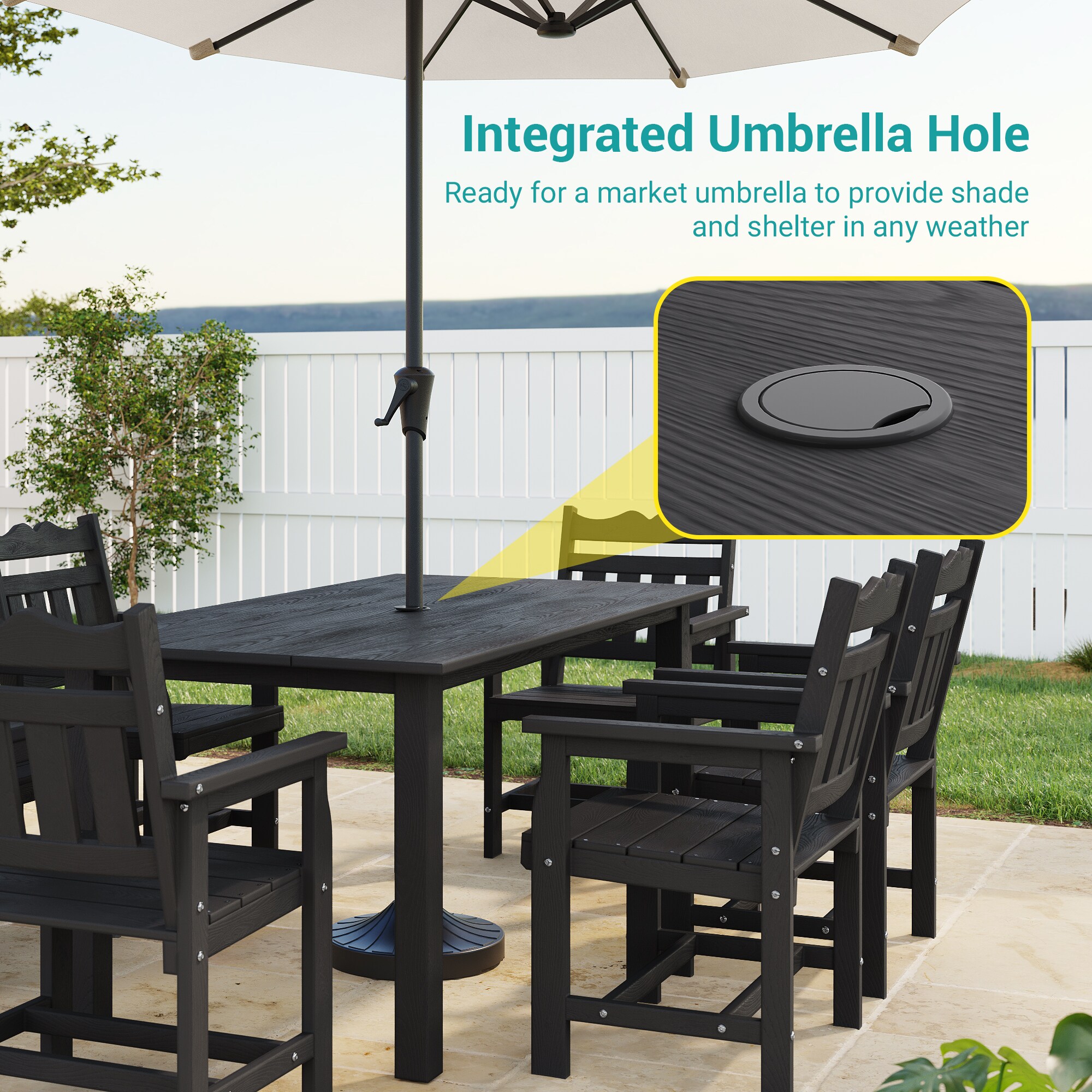 ACEGOSES LW-PPD-T03-BK-7 Patio-Dining-Sets - View #8