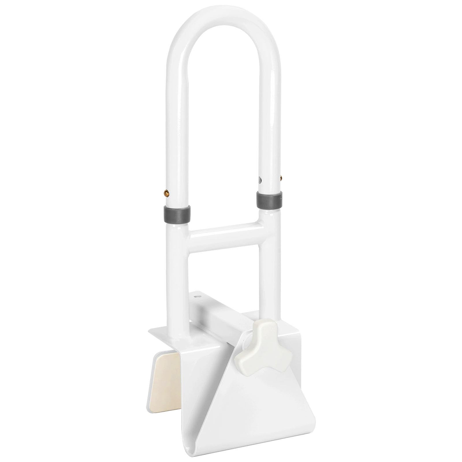 Phewnyzo HEPO Adjustable Bathtub Grab Bars for Seniors Bath Safety Grab Bar with Anti-Slip Cover for Elderly Height and Width Adjustable