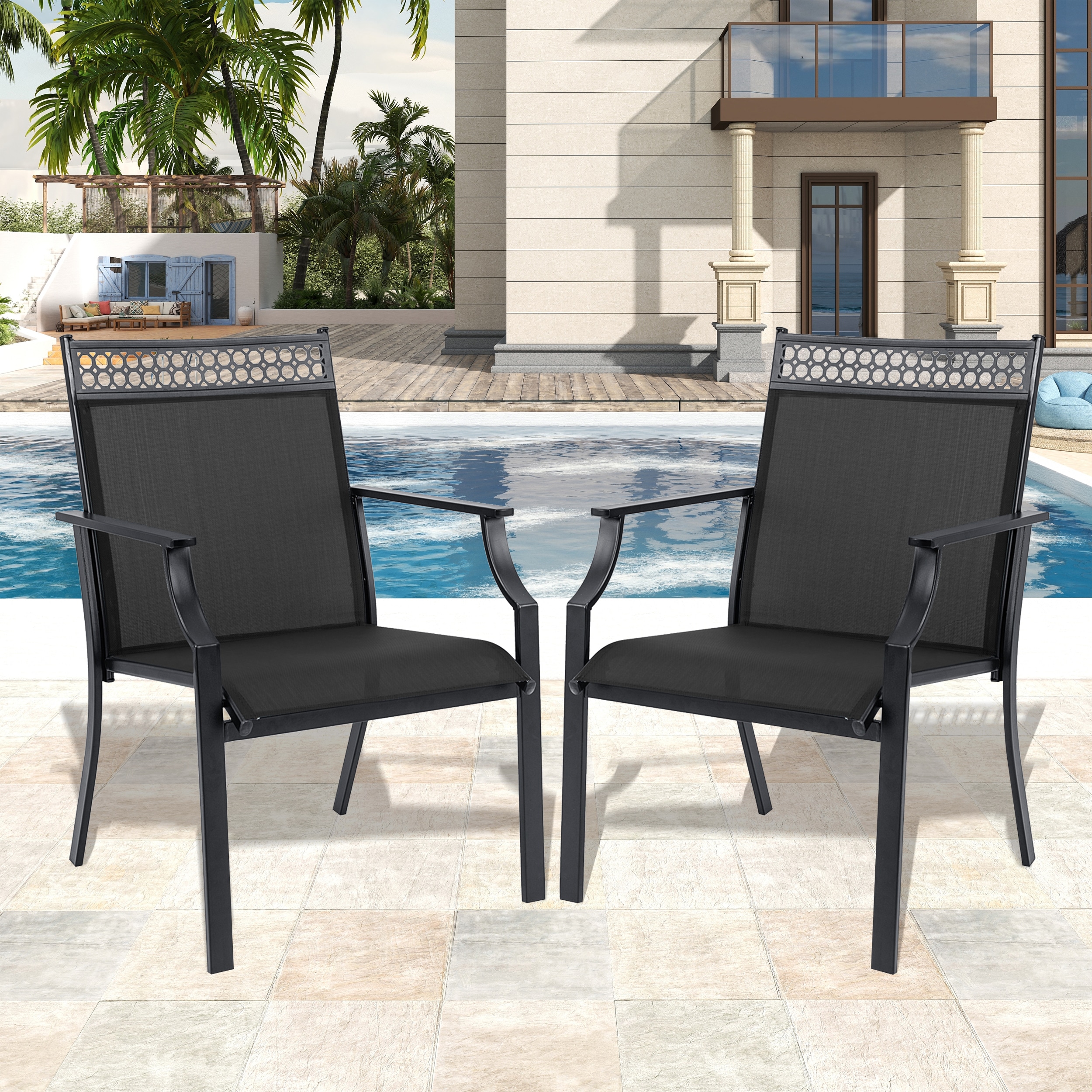 LIVIZA TDS11362DK-2 Patio-Chairs - View #3