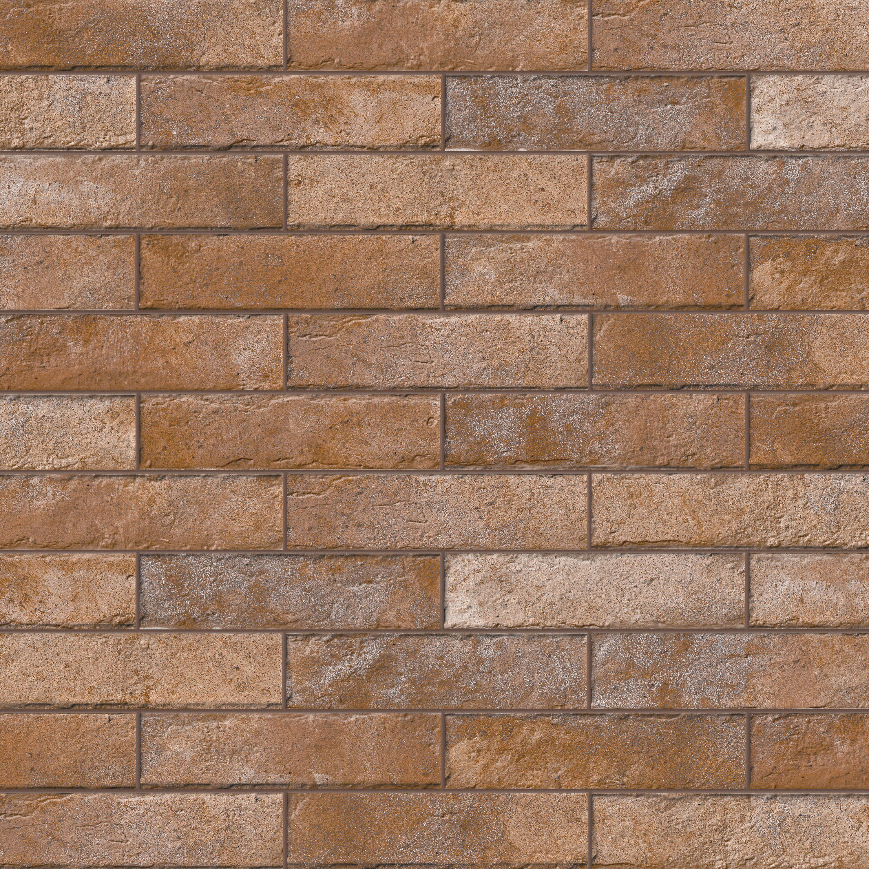 Affinity Tile Sample - Brooklin Brick Cotto 2-in x 10-in Matte Porcelain Brick look Floor and Wall Tile