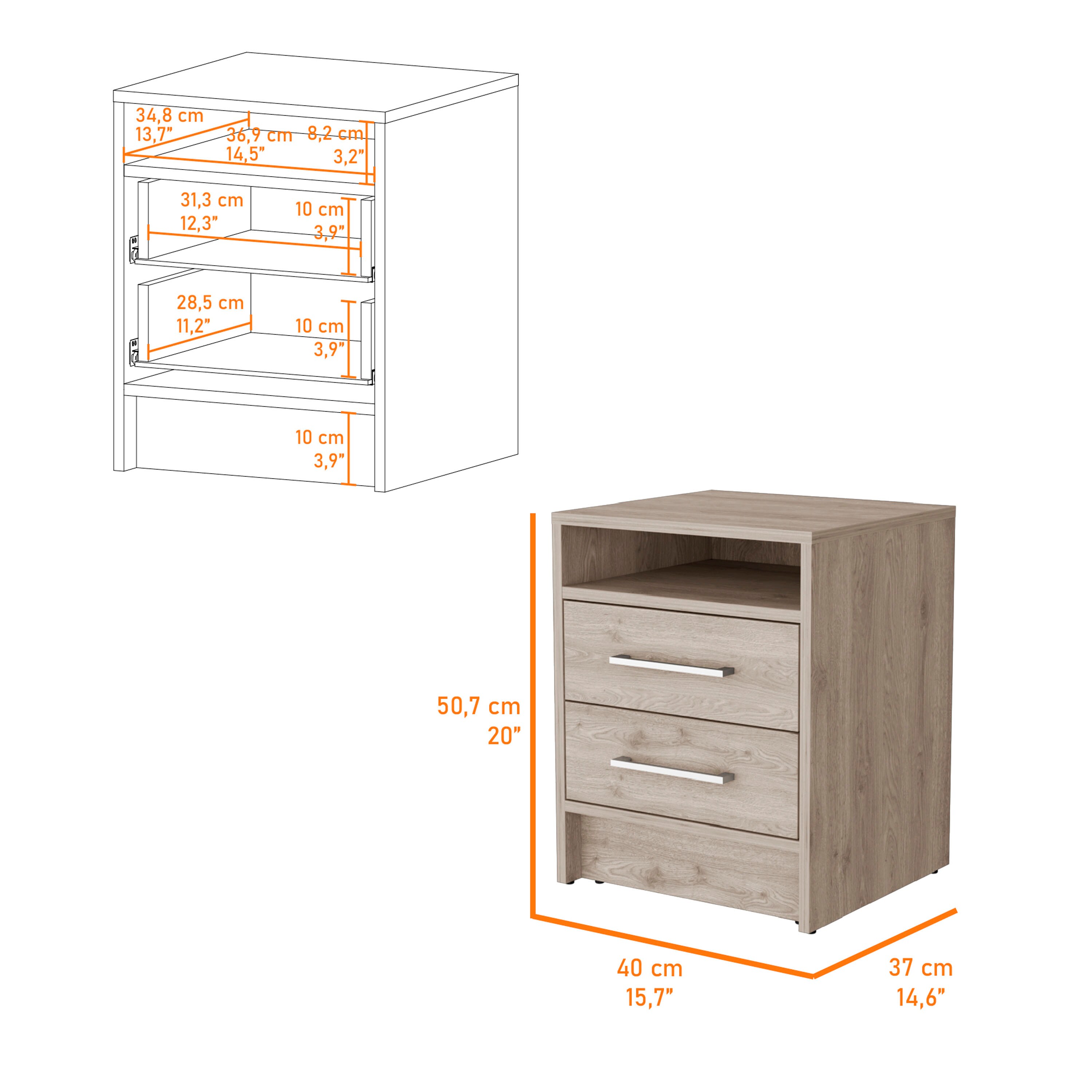 Tinyhomie LW-WEM-827 nightstands - View #3