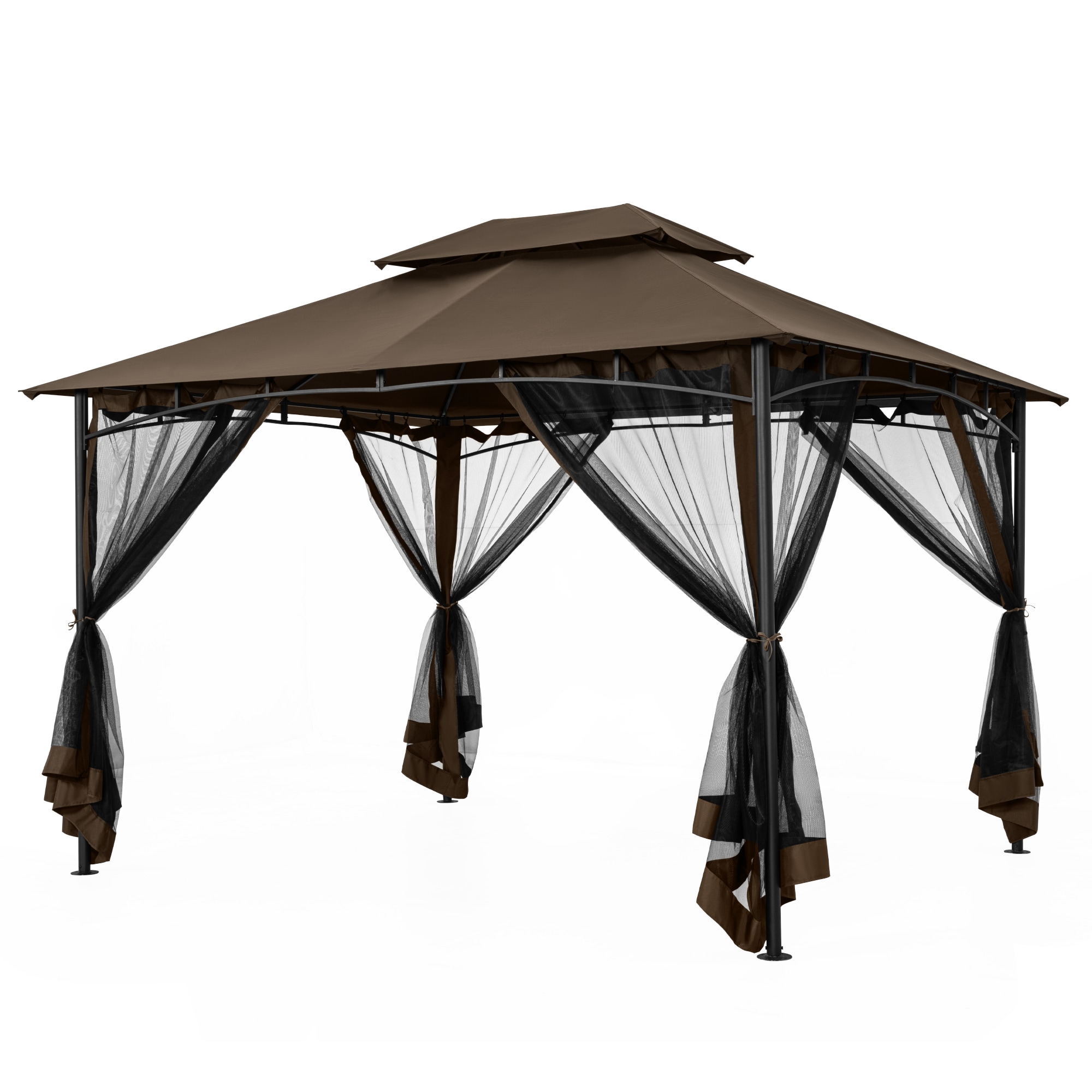  EL-ZPTYJ-1012-Z-WL3 11.8-ft x 9.8-ft EGEIROS LIFE Brown Solarium with Soft Top Roof