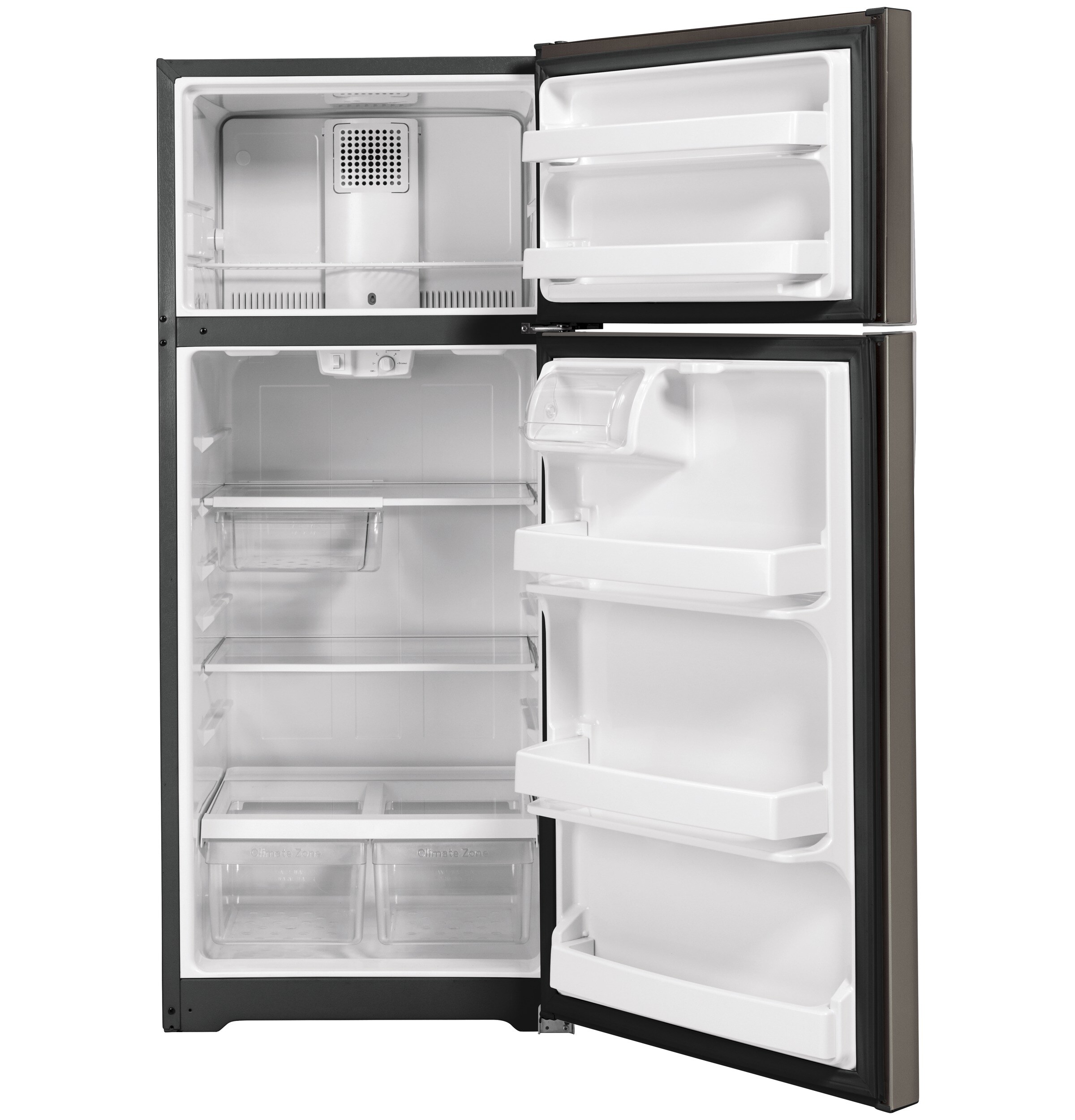 ge slate top freezer refrigerator