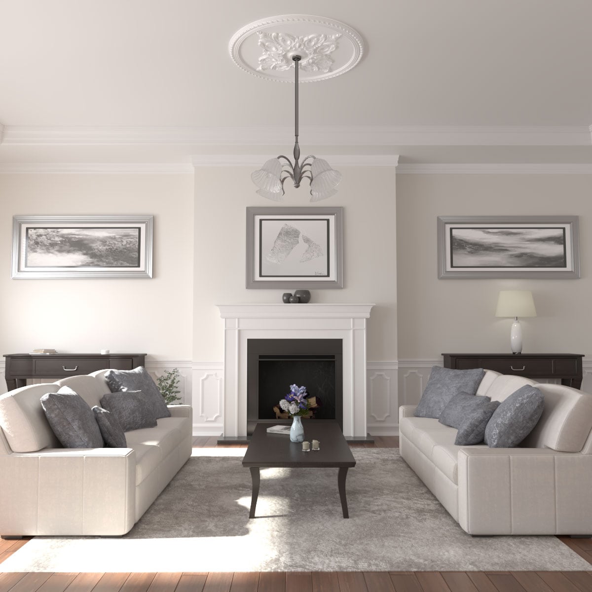 Ekena Millwork CM54MI Ceiling-Medallions - View #4