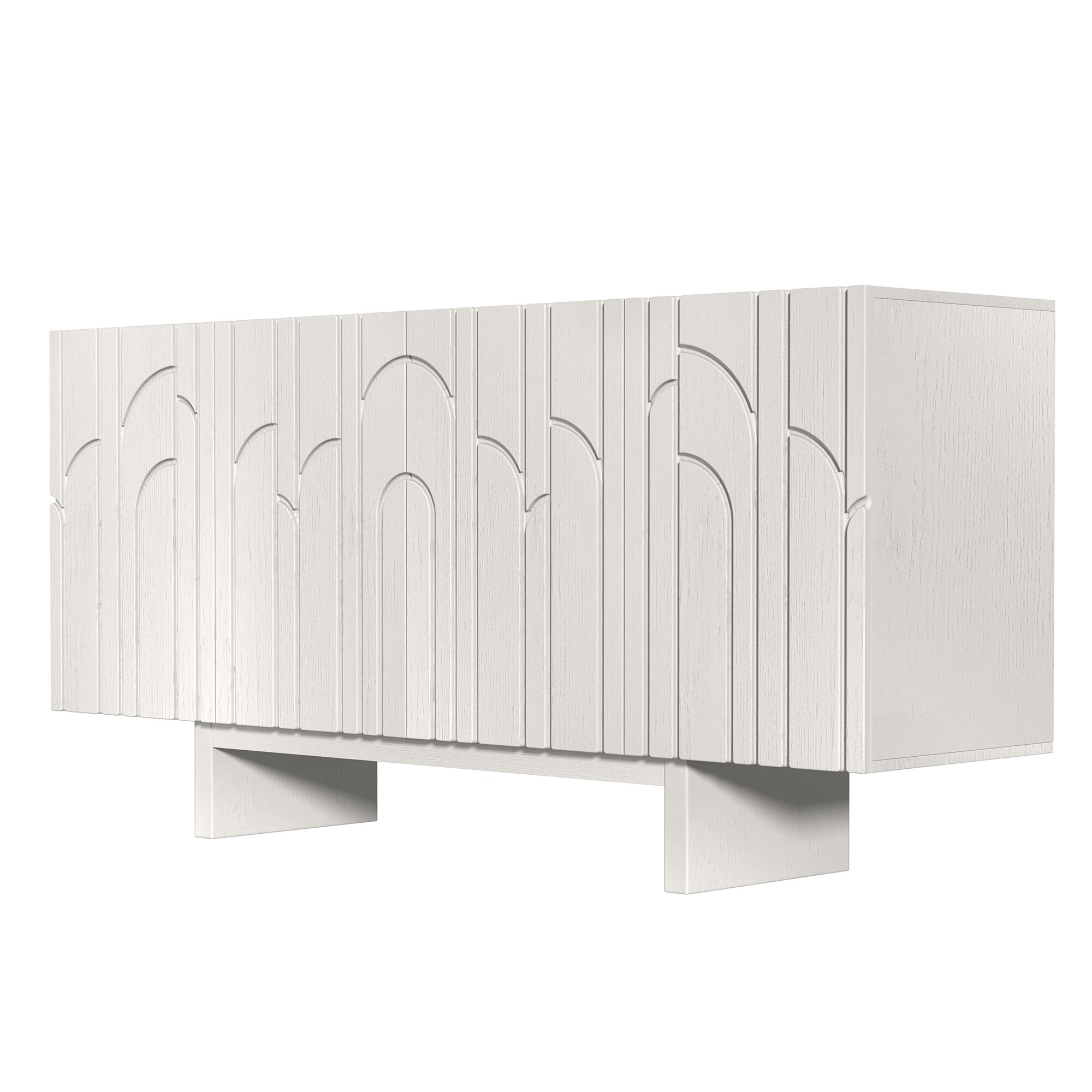 Clihome 15.75-in W x 30.71-in H Mdf White Freestanding Utility Storage Cabinet